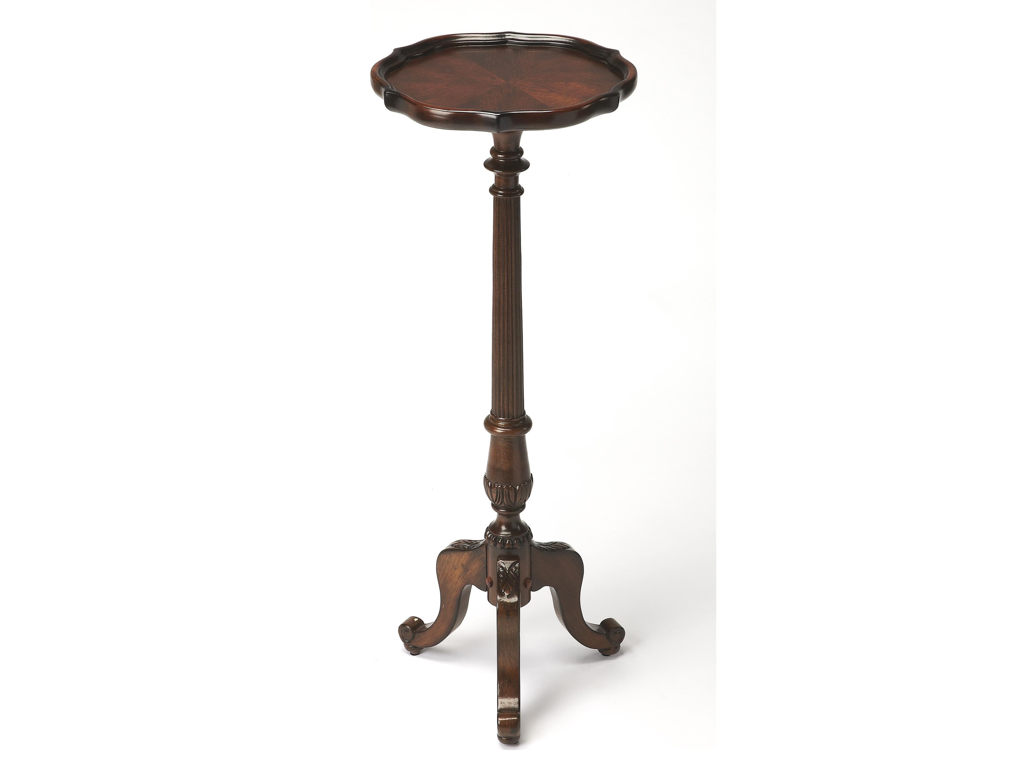 Chatsworth Round Wood Cherry End Table