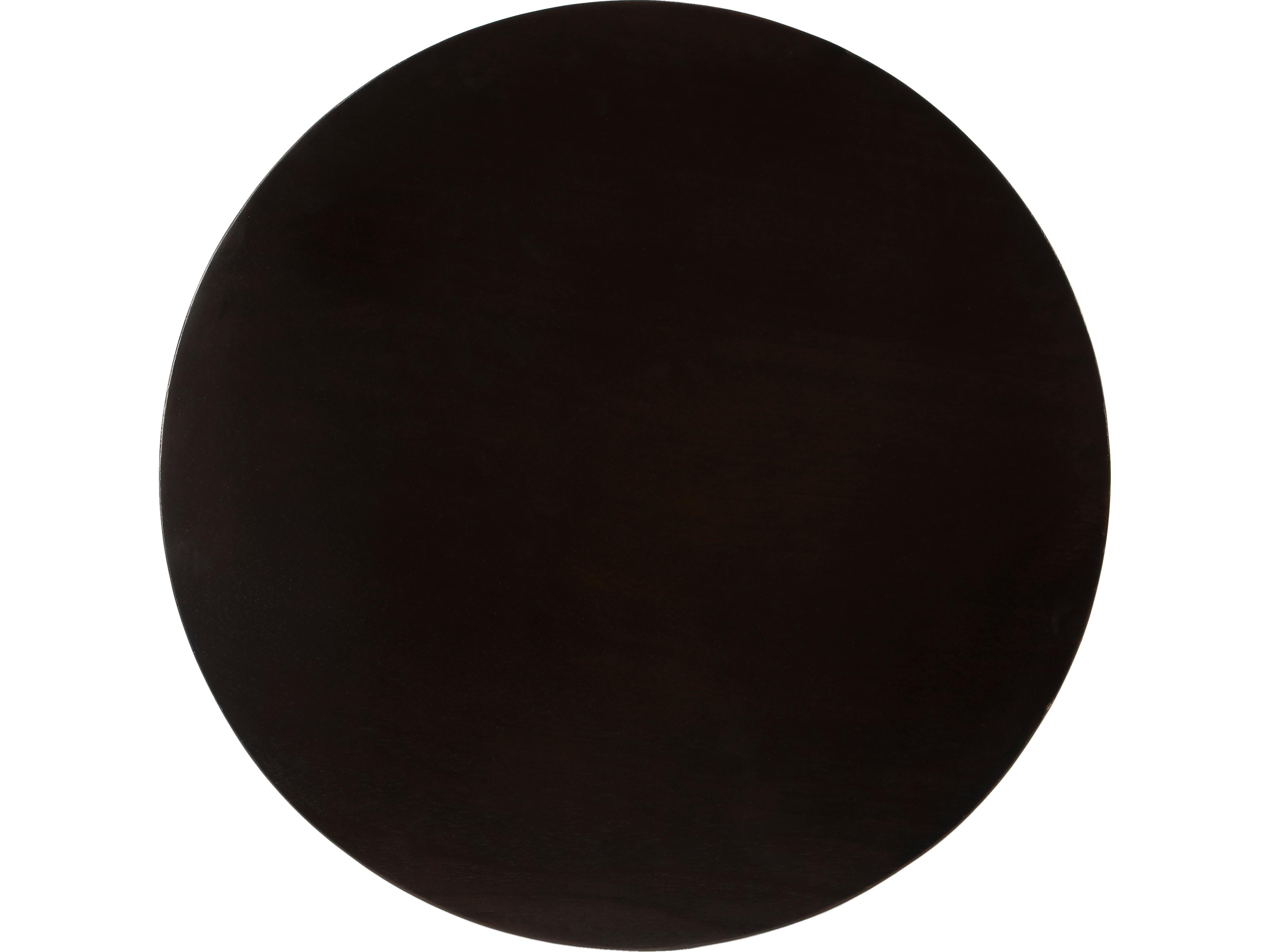 Butler Devin Round Wood Brown End Table