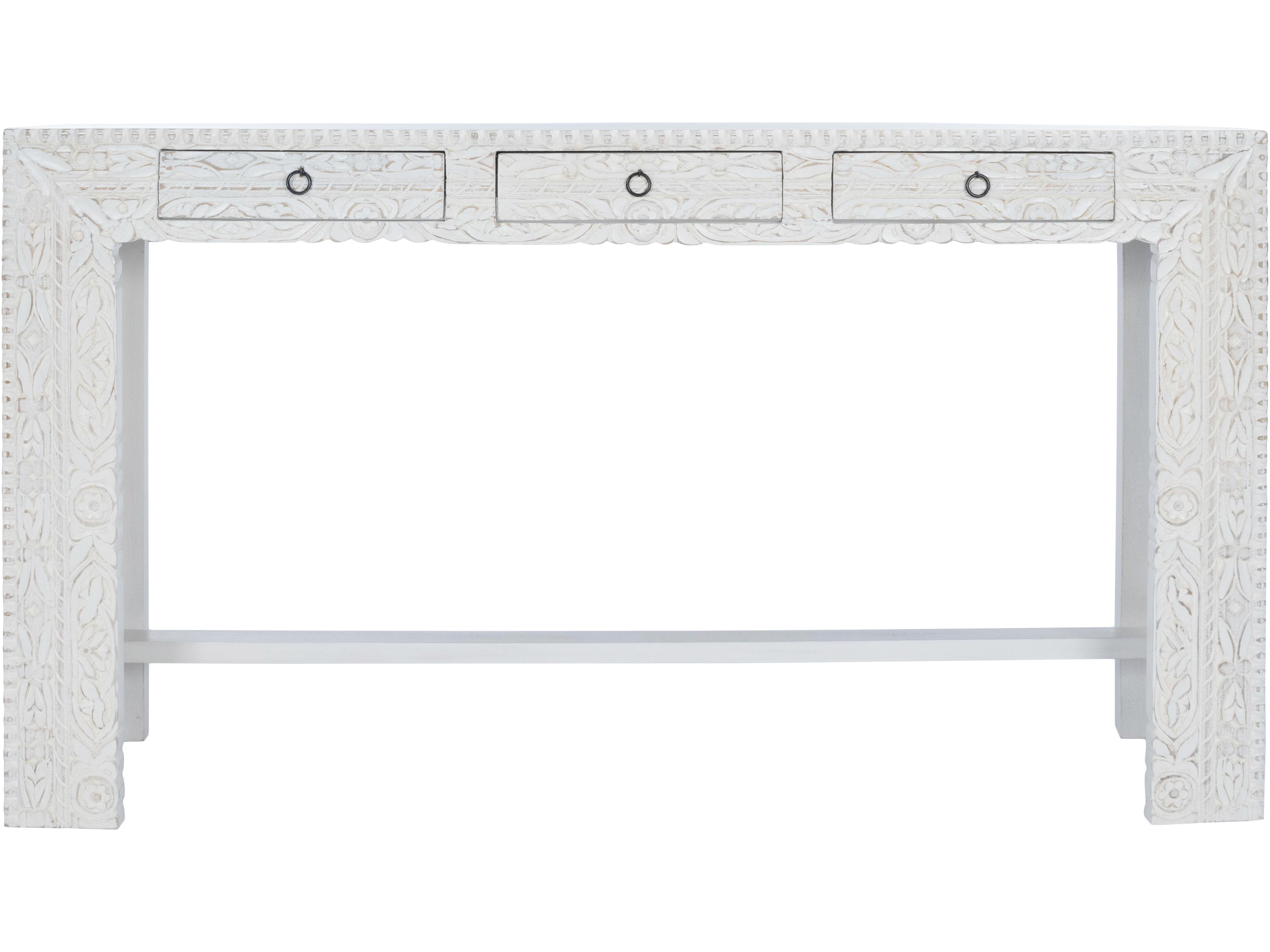 Butler Janta Rectangular Wood Artifacts Console Table