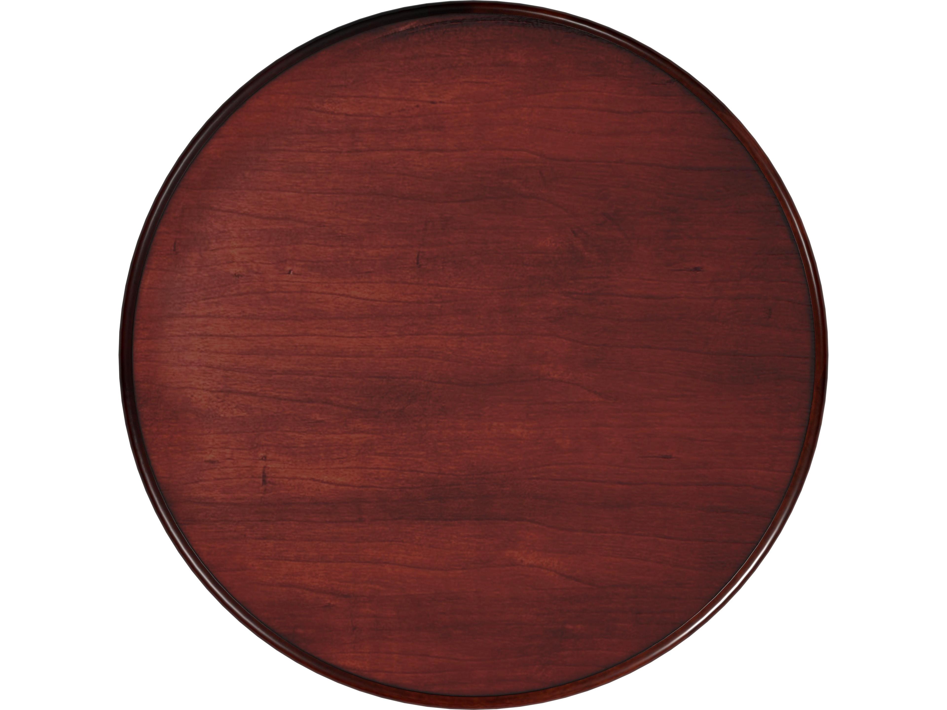 Butler Jules Round Wood Cherry End Table