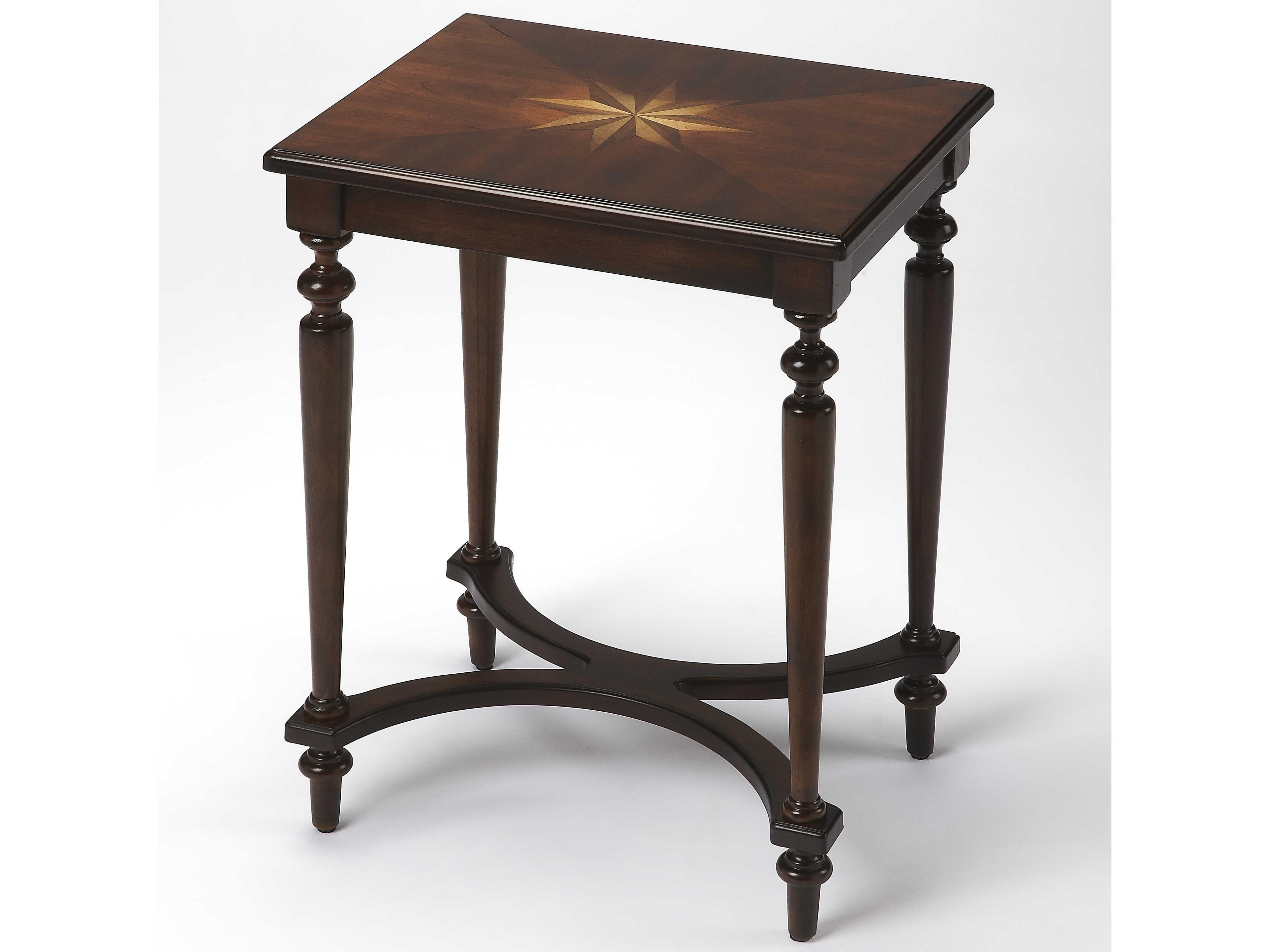 Butler Tyler Rectangular Wood Cherry End Table