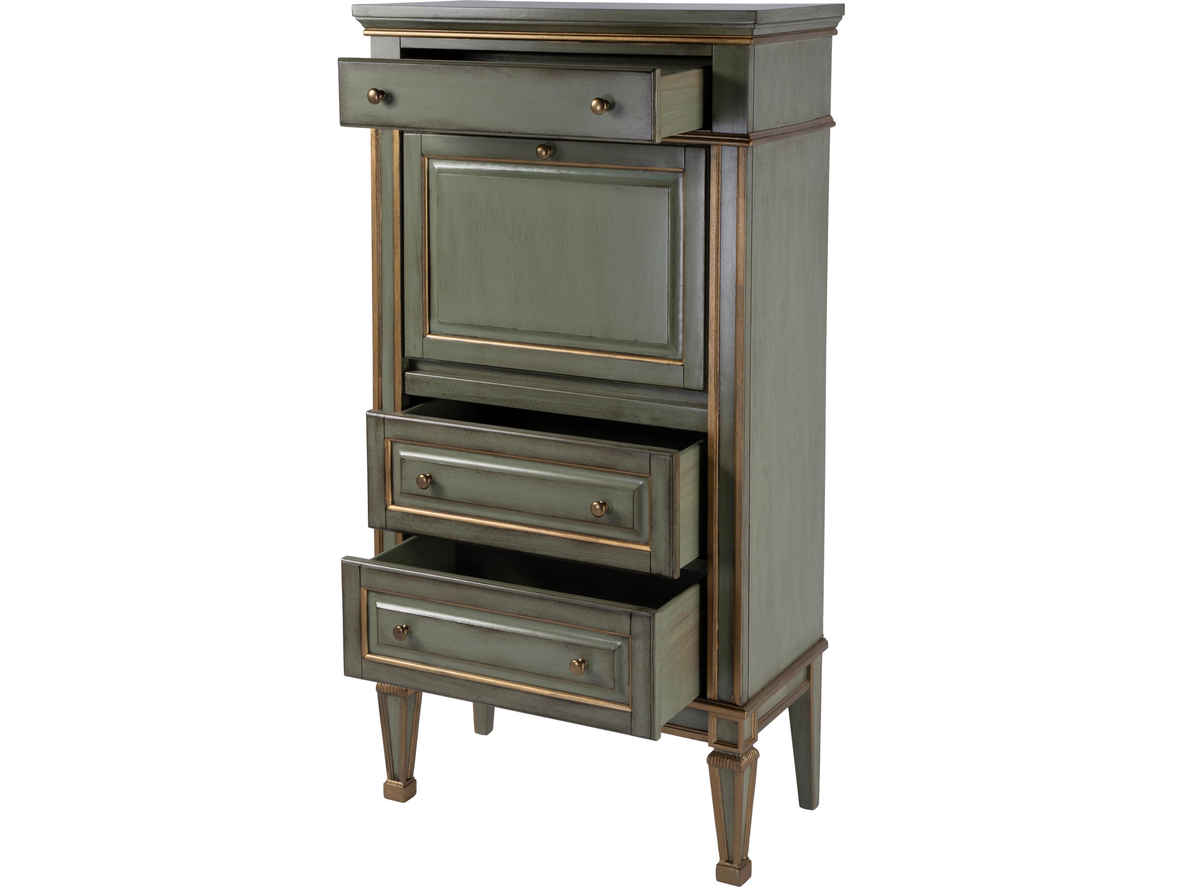 Butler Wordsworth Royal Pastel Green Rubberwood Secretary Desk