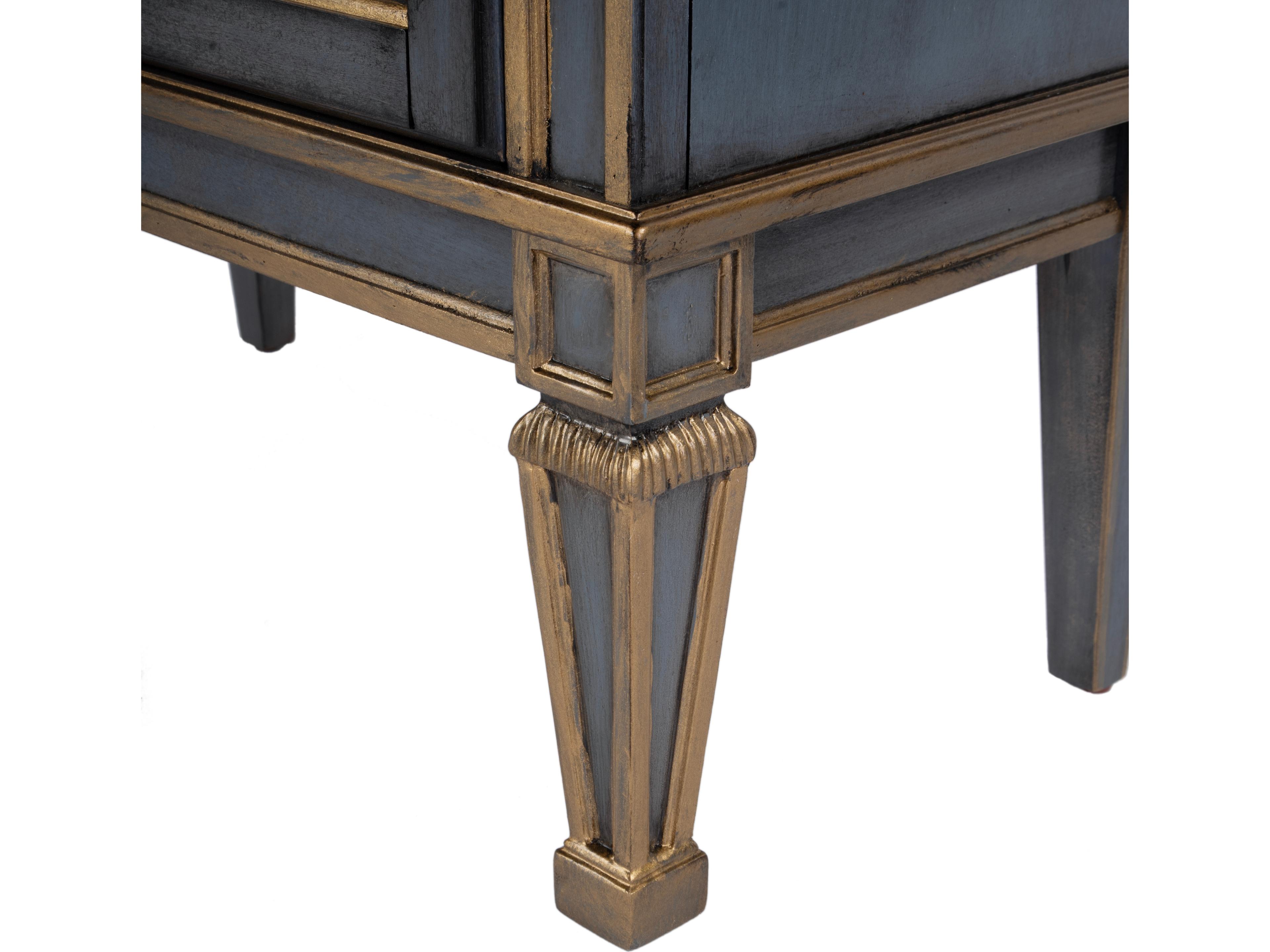 Butler Wordsworth Royal Pastel Blue Rubberwood Secretary Desk