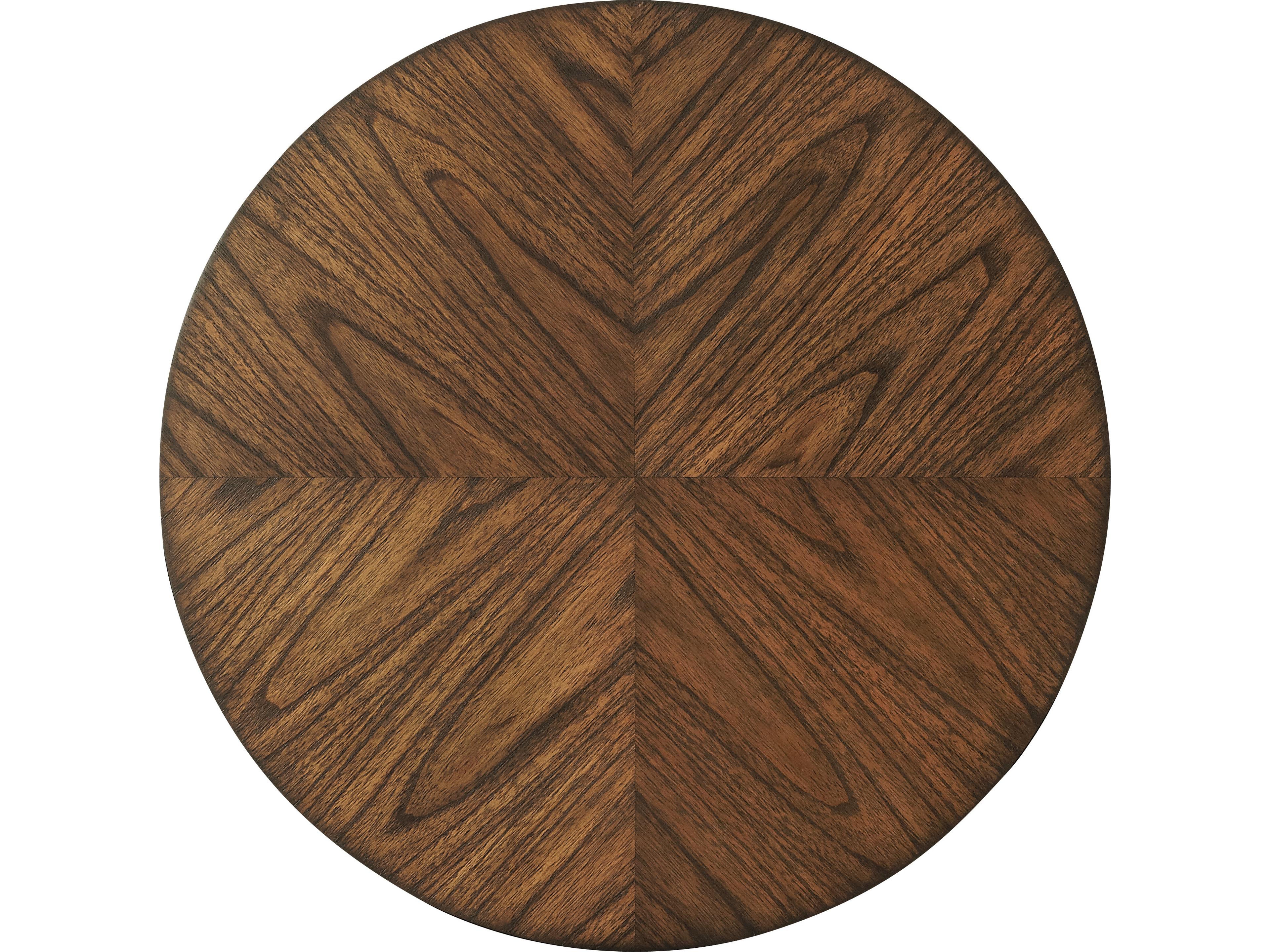 Butler Lacey Round Wood Cocoa End Table