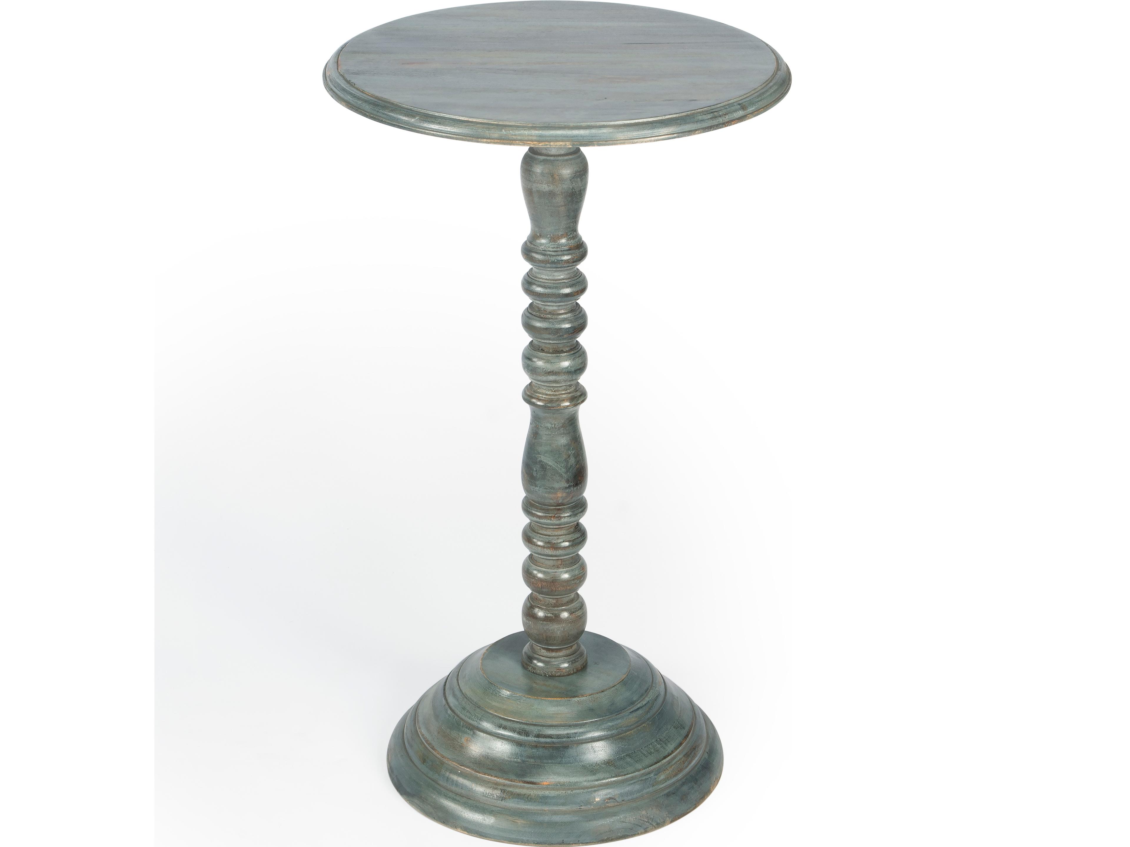 Butler Dani Round Wood Artifacts End Table