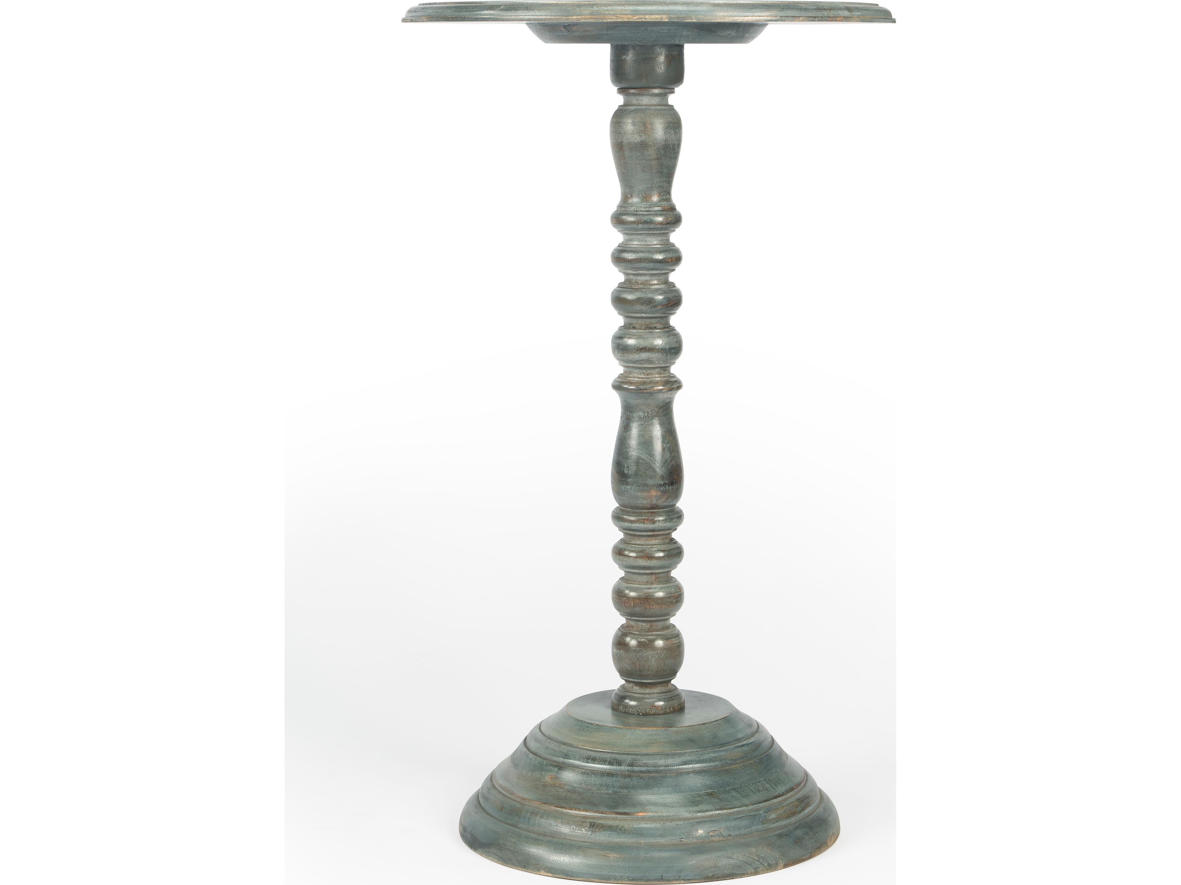 Butler Dani Round Wood Artifacts End Table