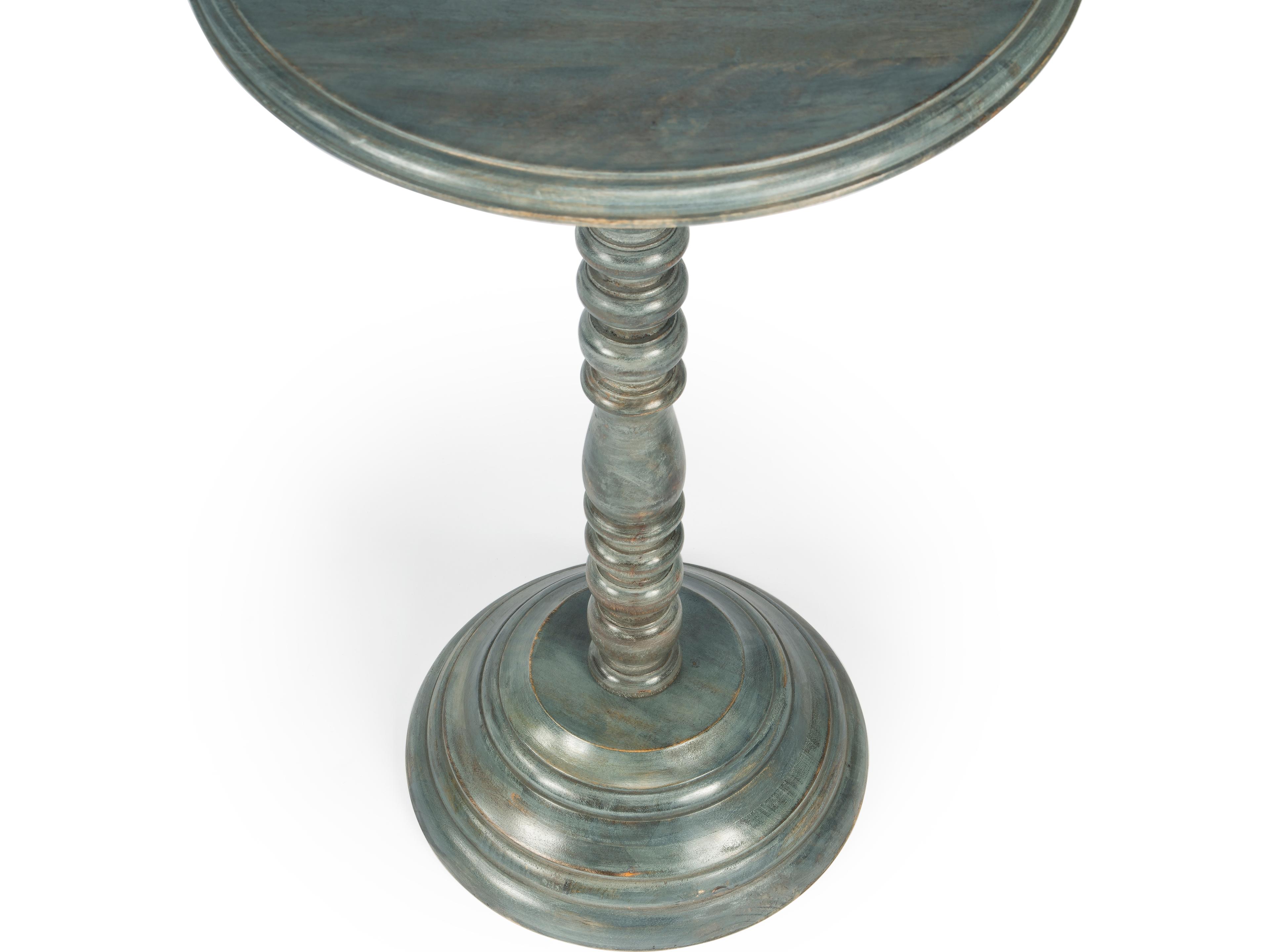 Butler Dani Round Wood Artifacts End Table