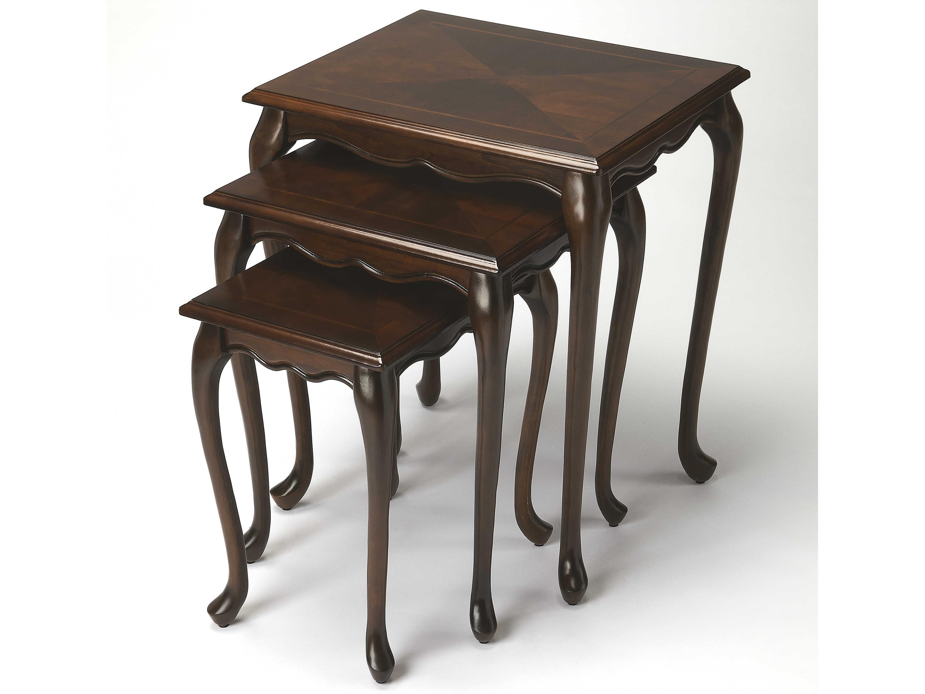 Thatcher Rectangular Wood Cherry End Table