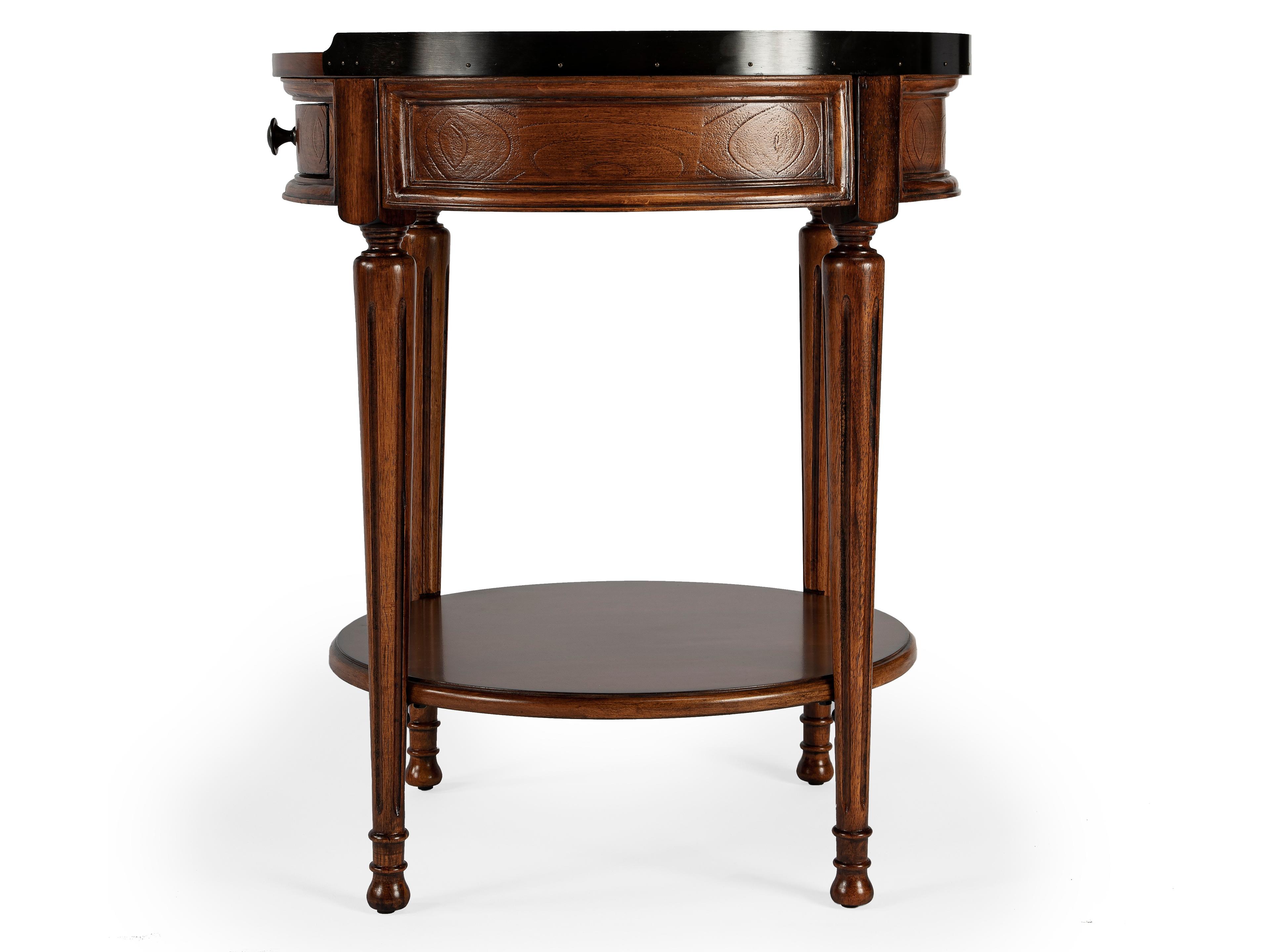 Butler Sampson Round Wood Olive Ash End Table