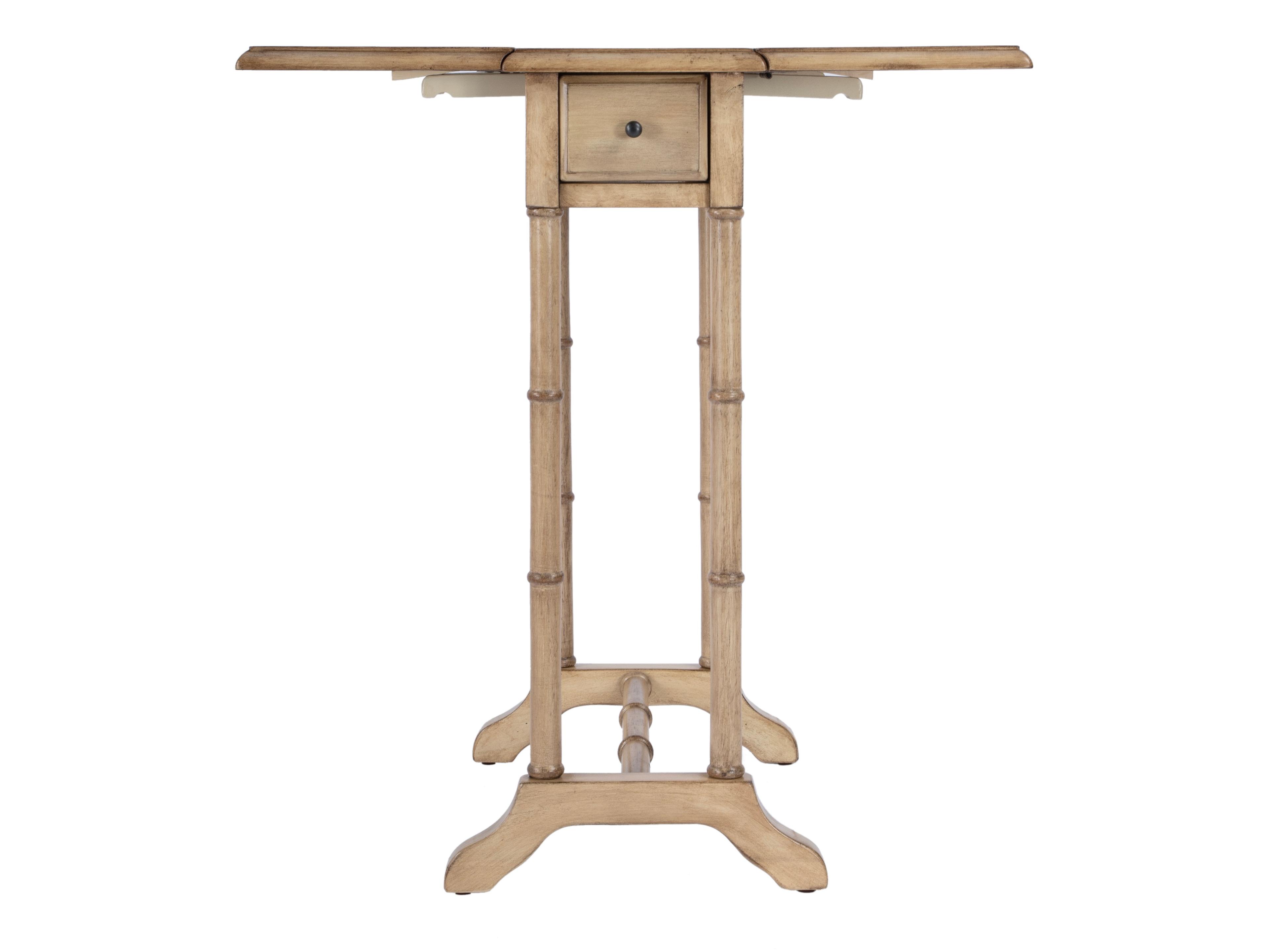 Butler Darrow Rectangular Wood Antique Beige End Table