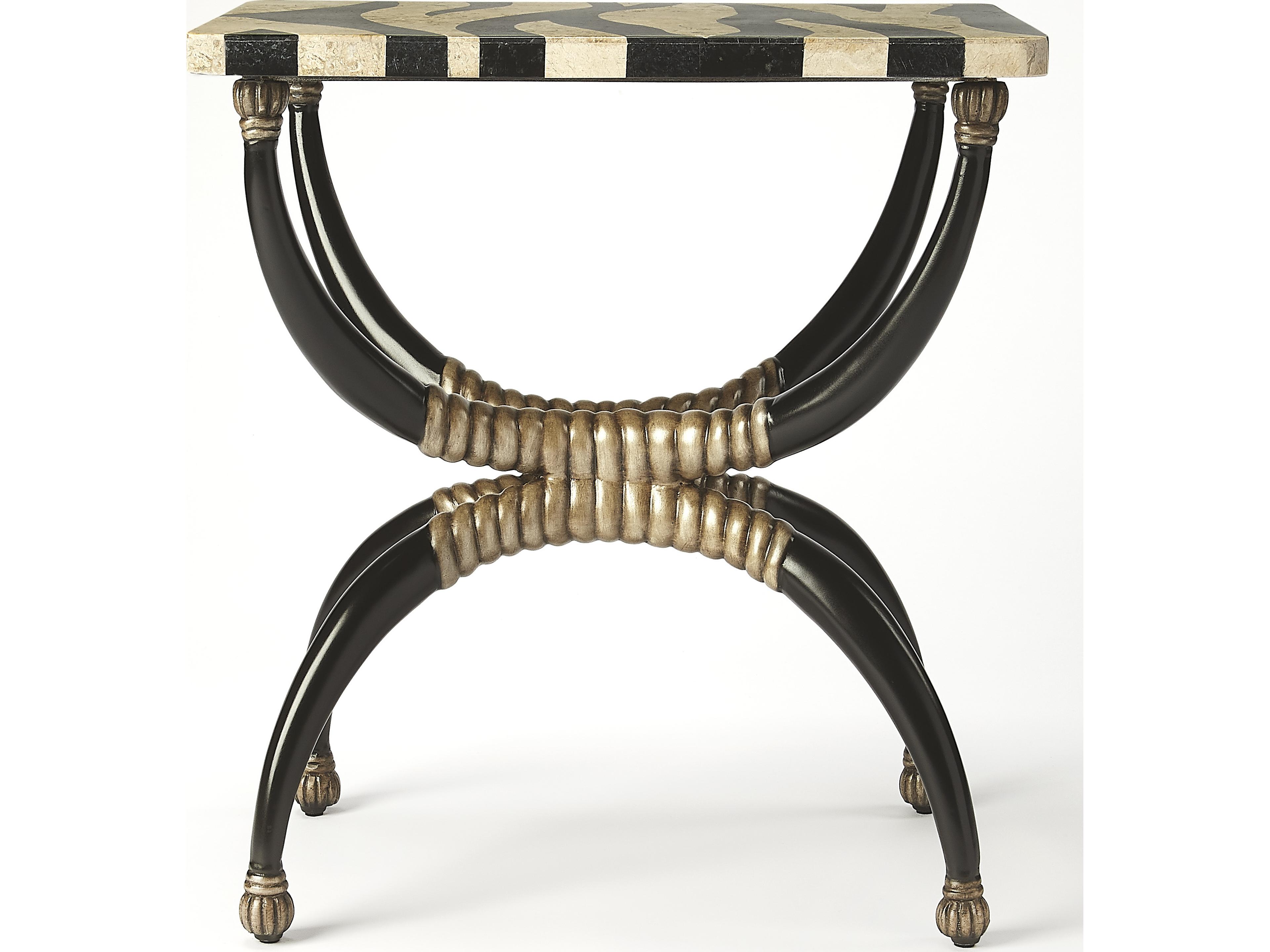 Butler Burundi Rectangular Stone Heritage End Table