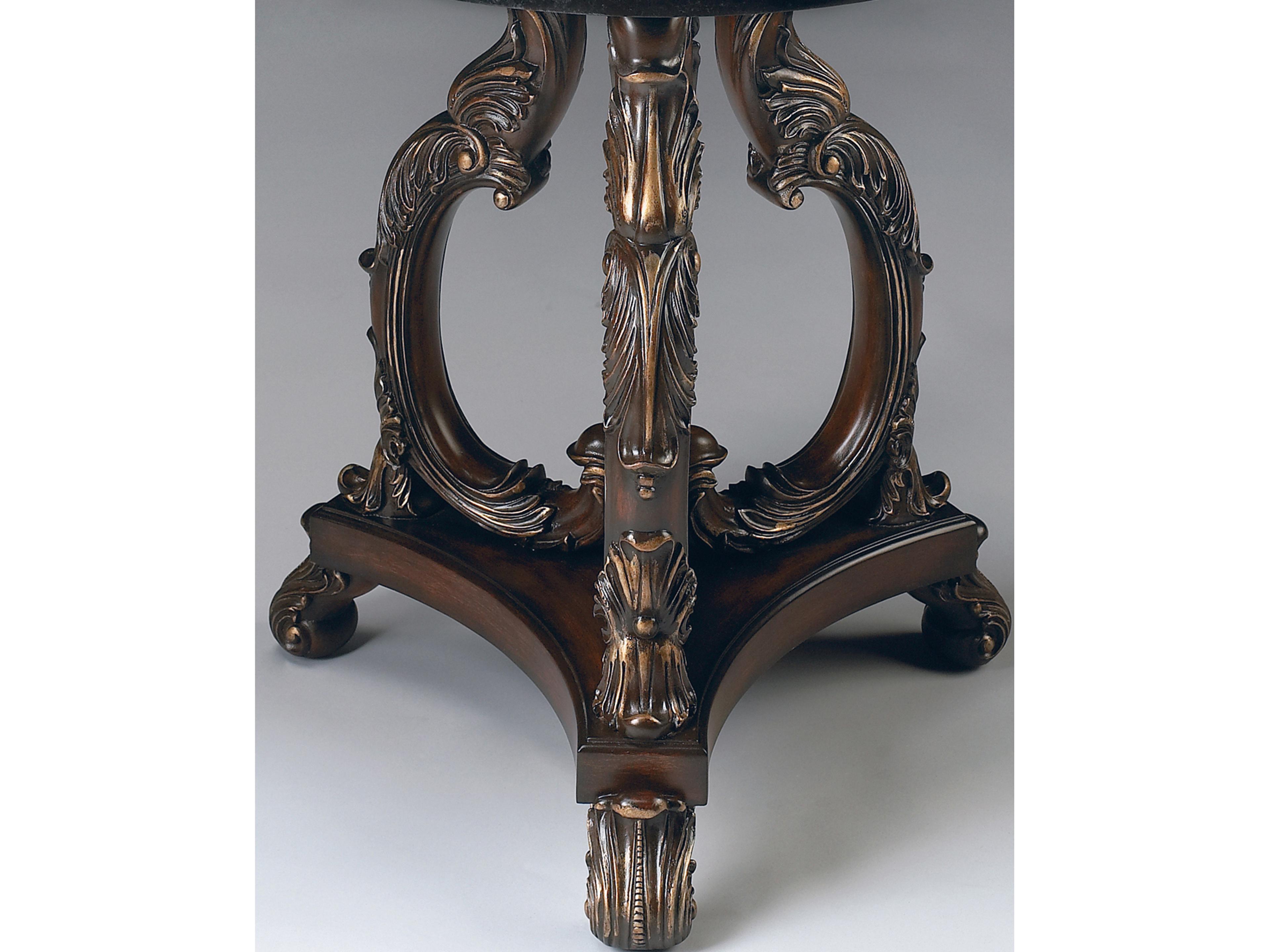 Butler Lafayette Round Stone Heritage End Table