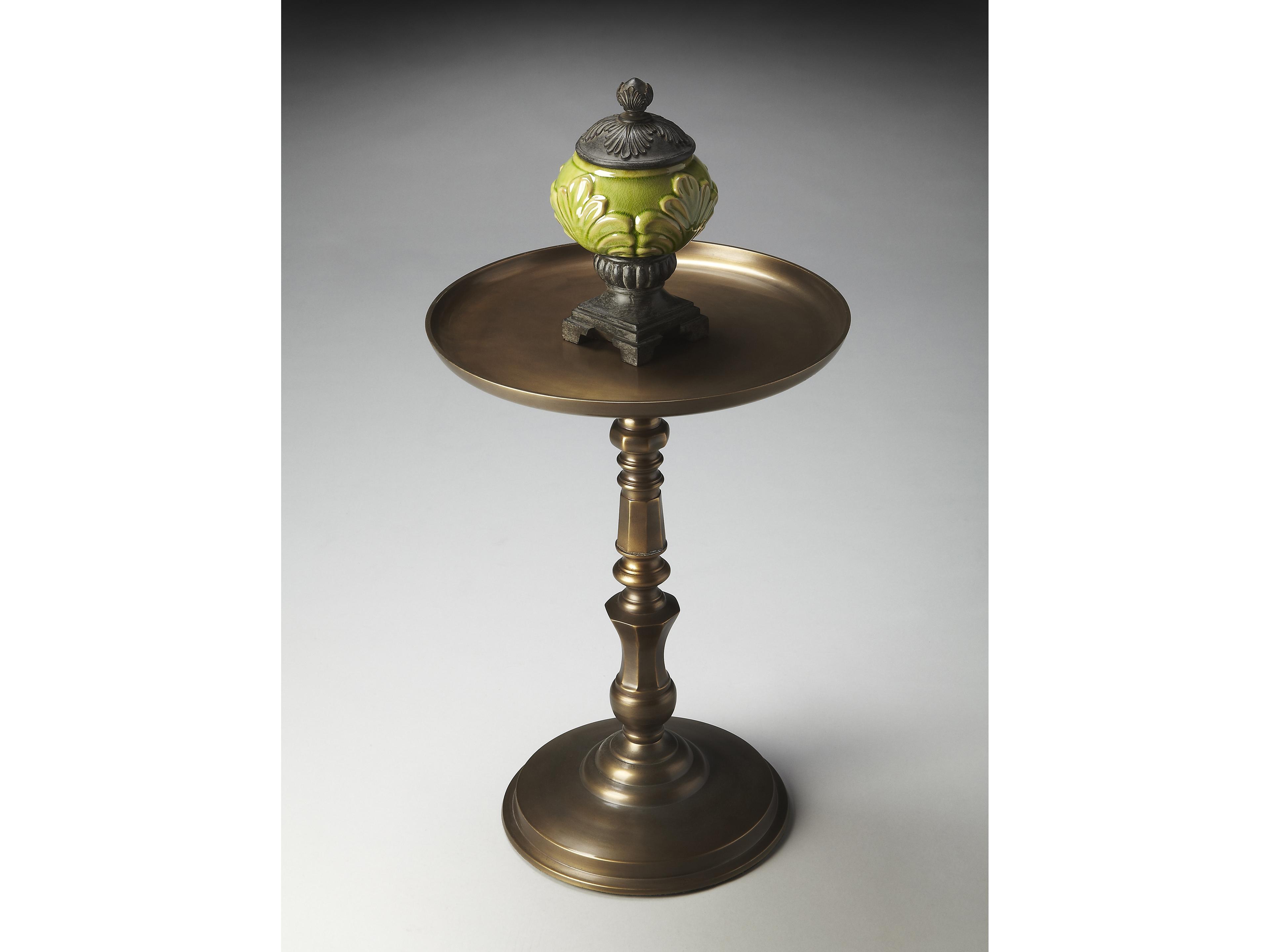 Butler Orleans Round Metalworks End Table