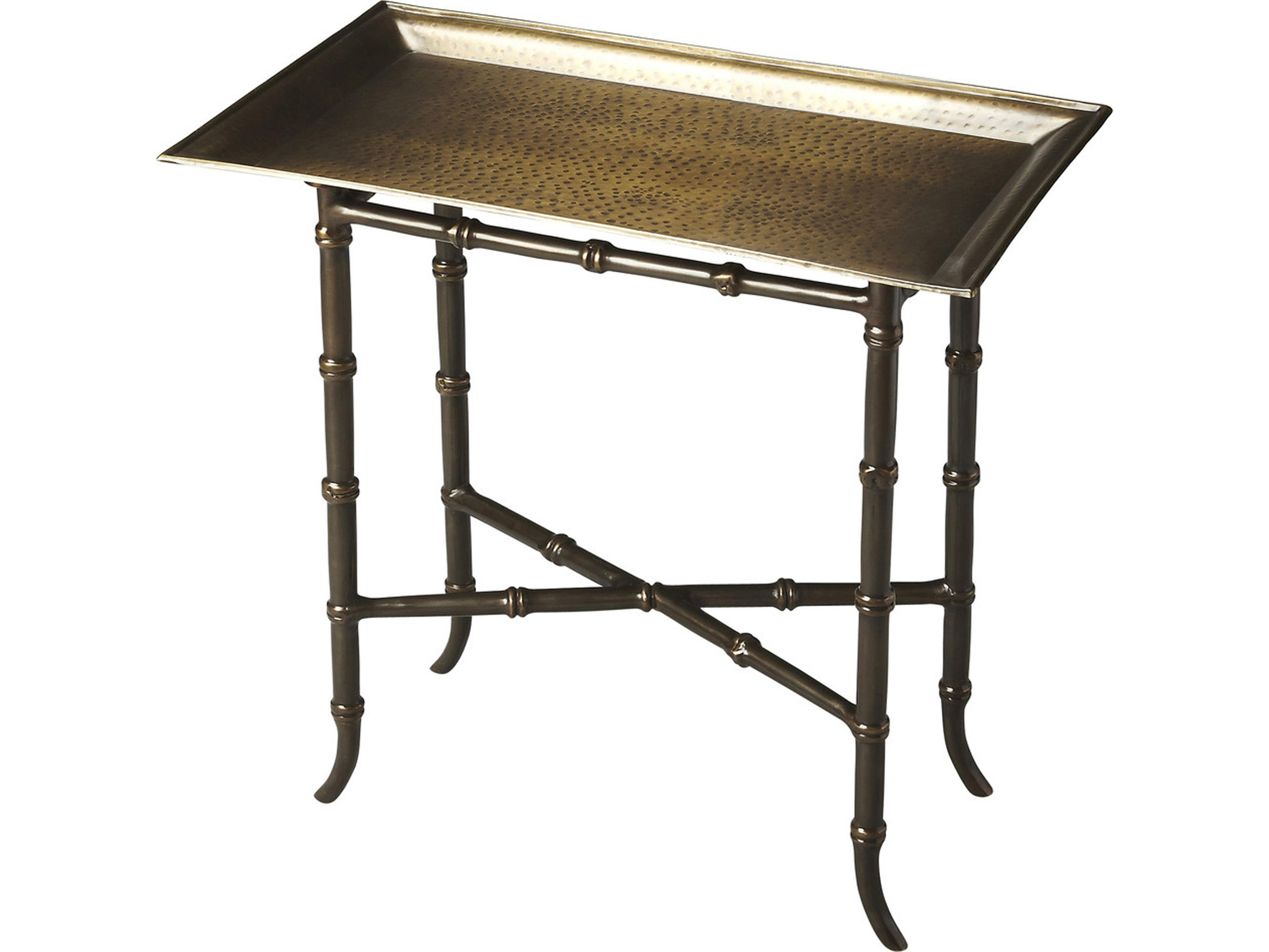 Meiling Rectangular Metalworks End Table