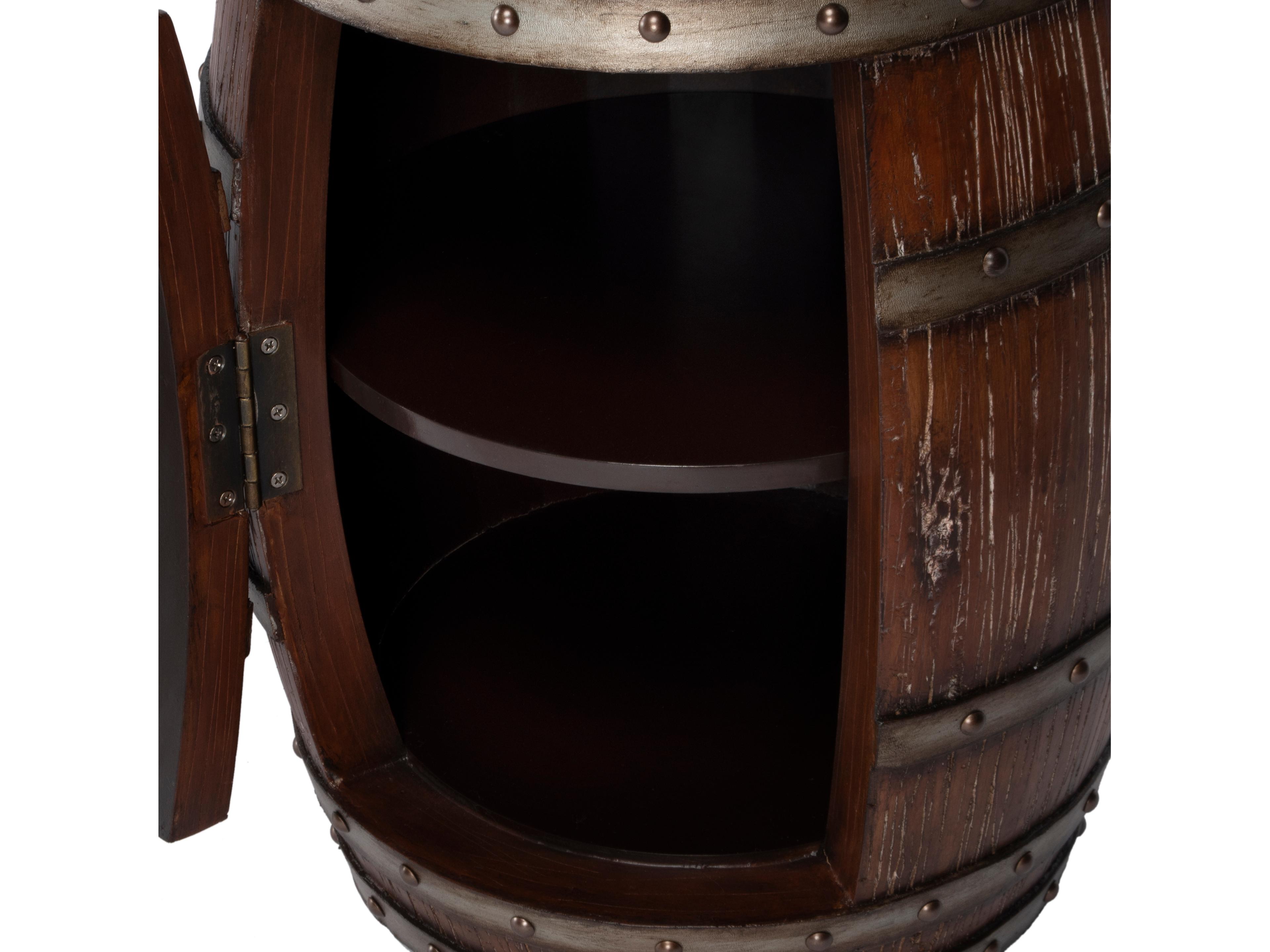 Butler Calumet Round Wood Mountain Lodge End Table