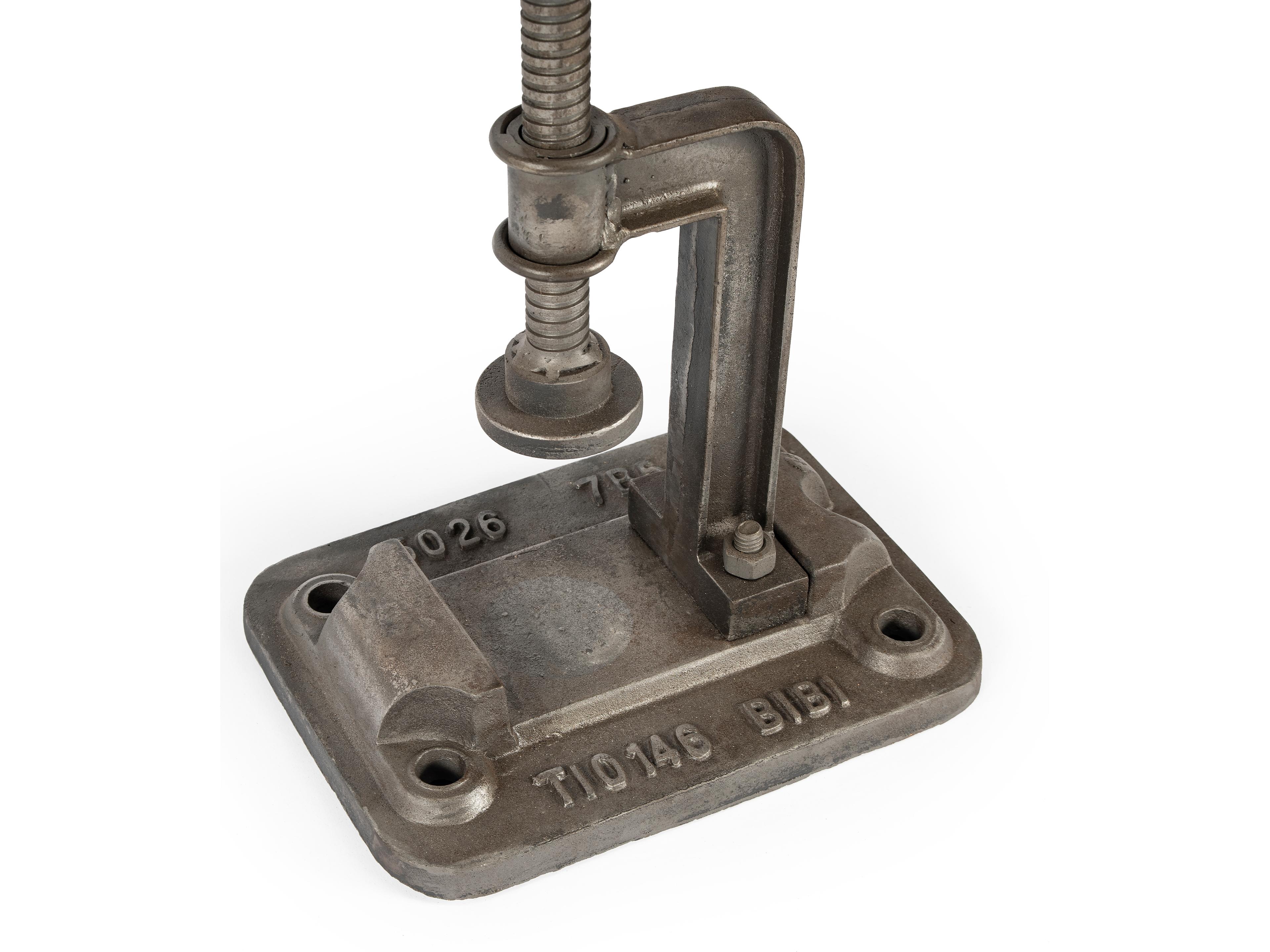 Butler Ellis Round Wood Metalworks End Table