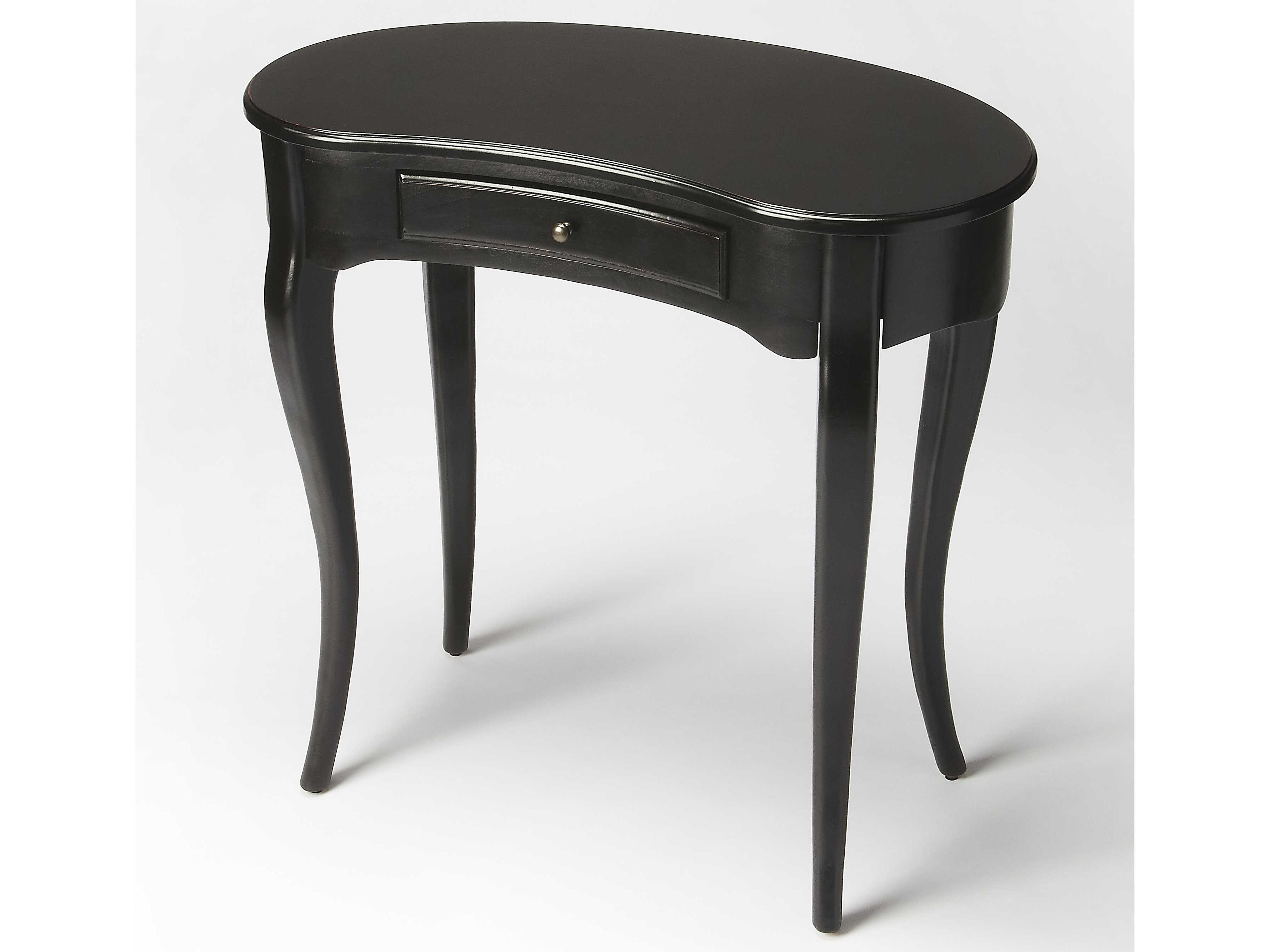 Edgewater Black Licorice Poplar Wood Writing Desk