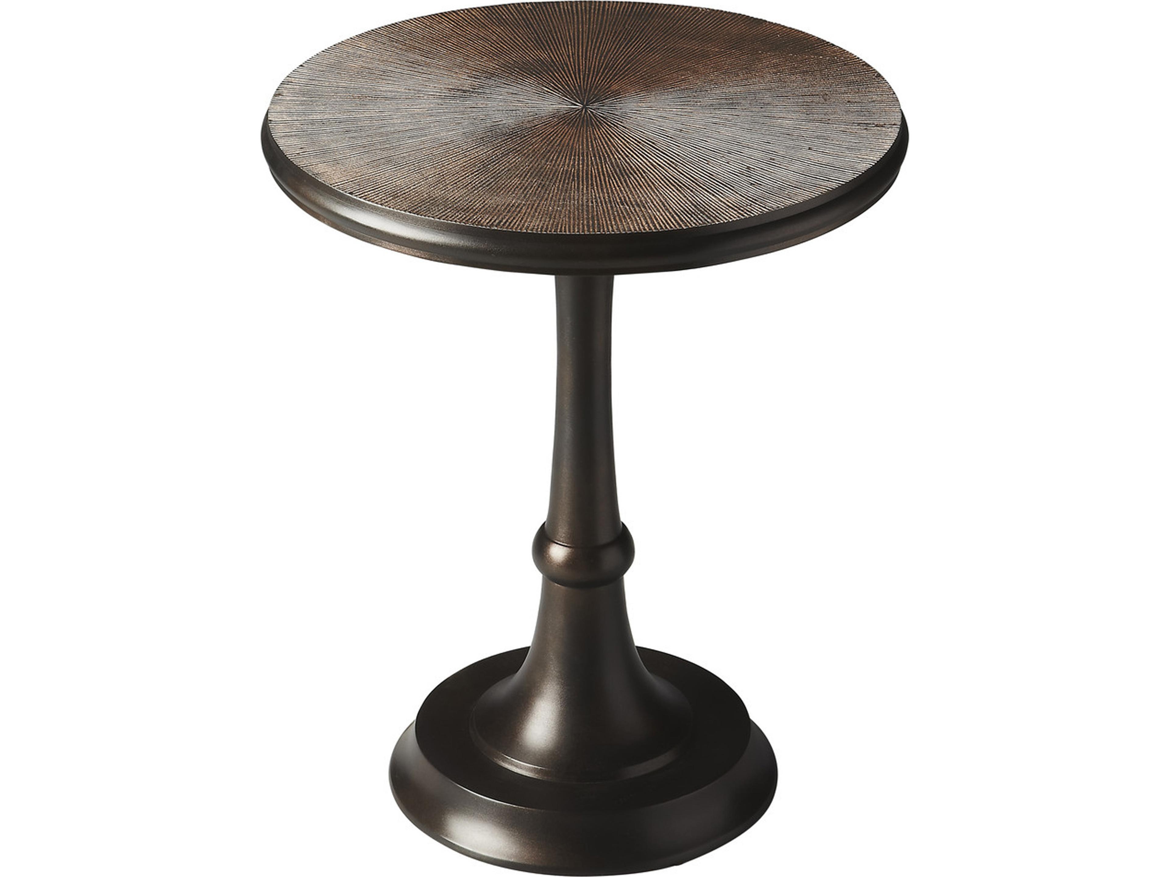 Butler Beaumont Round Metalworks End Table