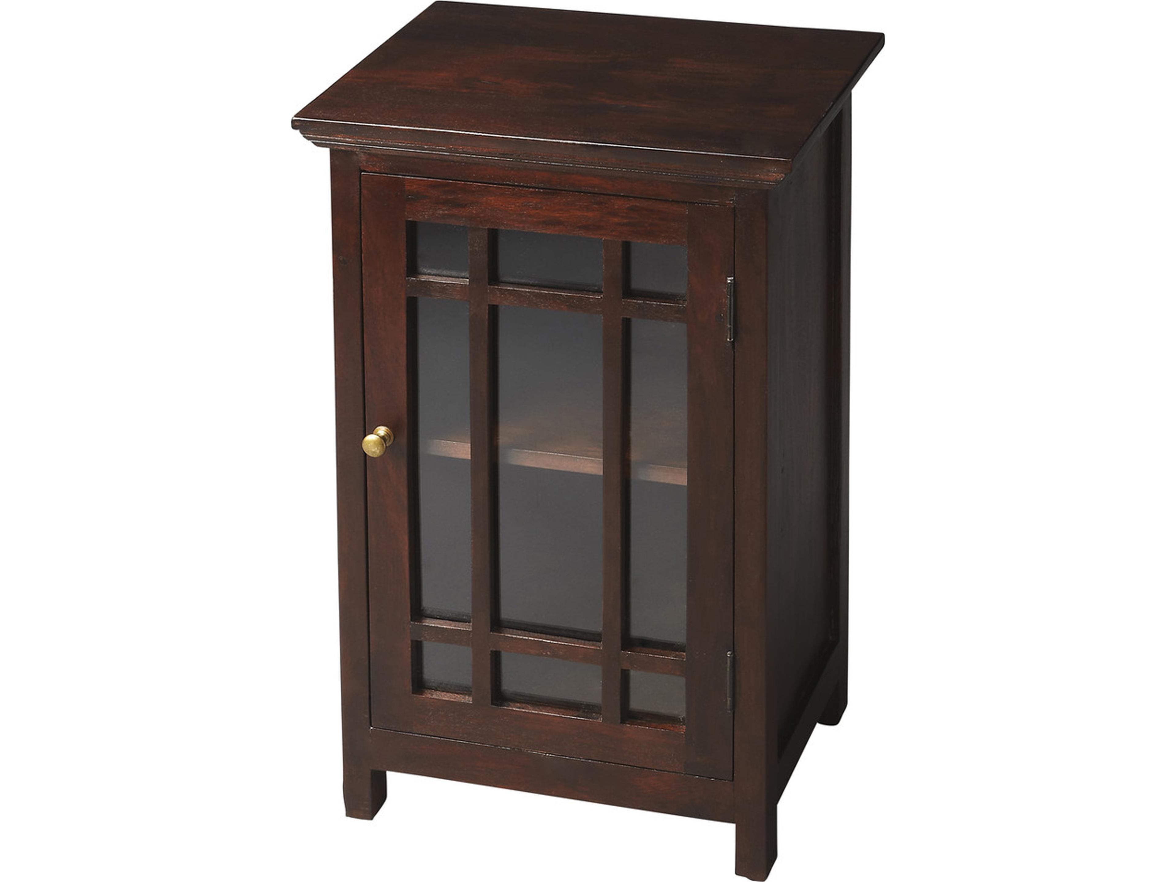 Butler Baxter Brown Mango Wood Accent Cabinet