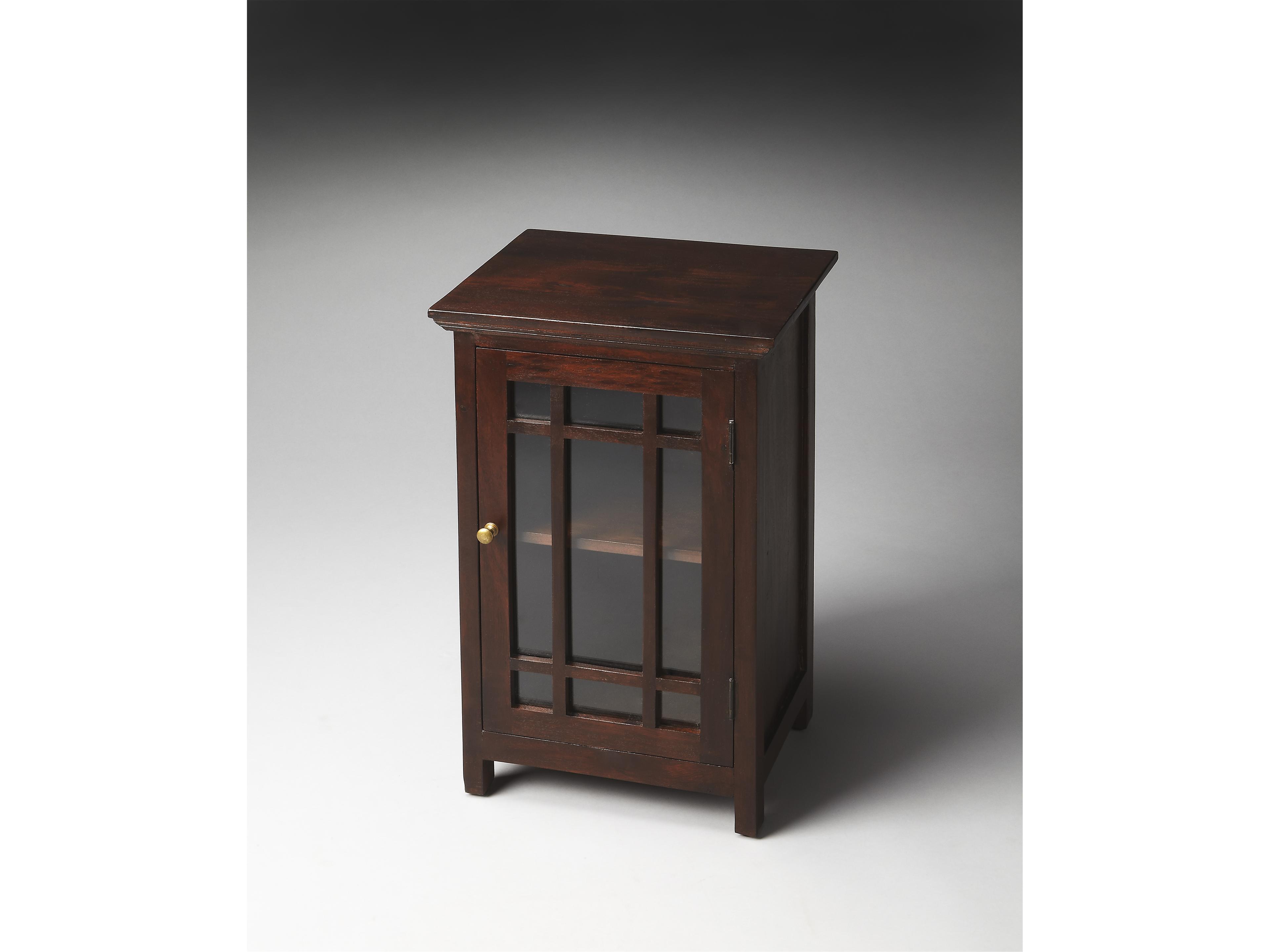 Butler Baxter Brown Mango Wood Accent Cabinet