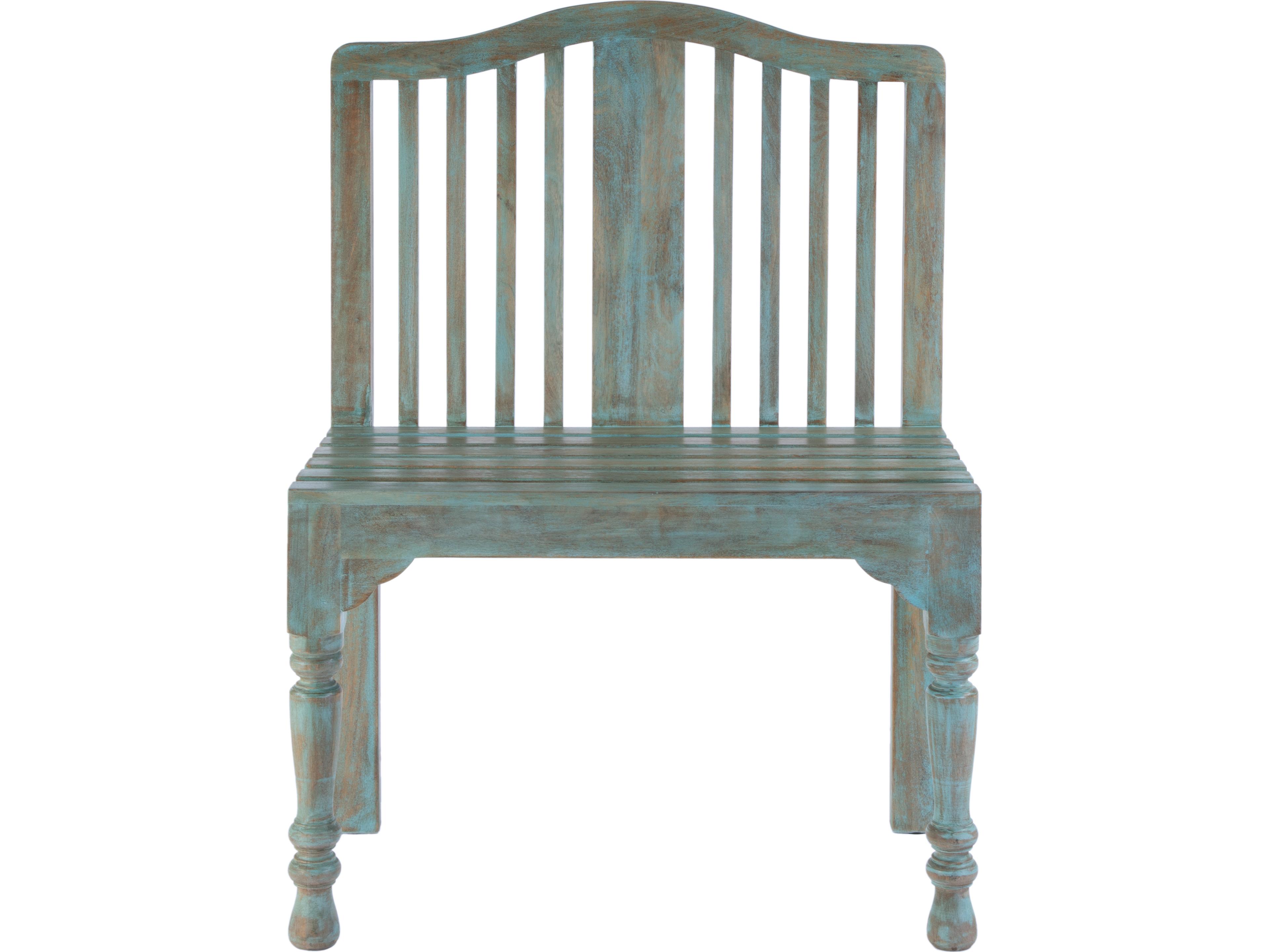 Butler Roseland Artifacts Blue Accent Bench