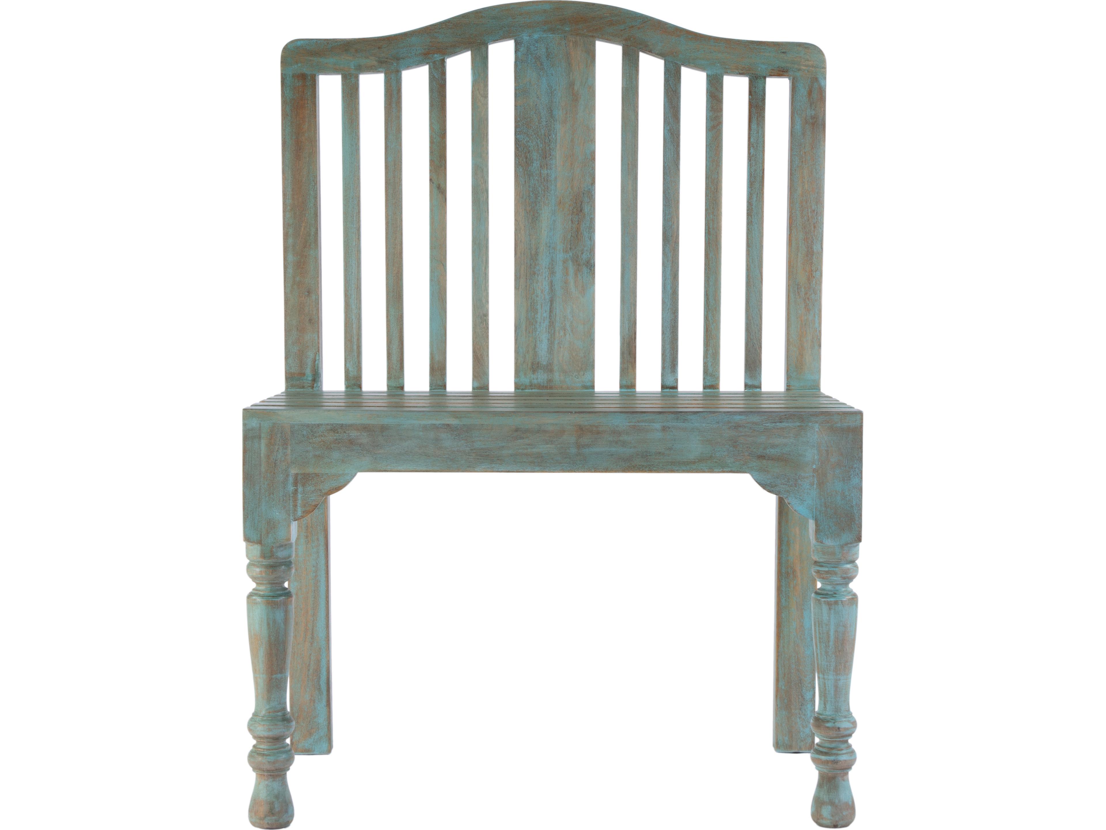 Butler Roseland Artifacts Blue Accent Bench