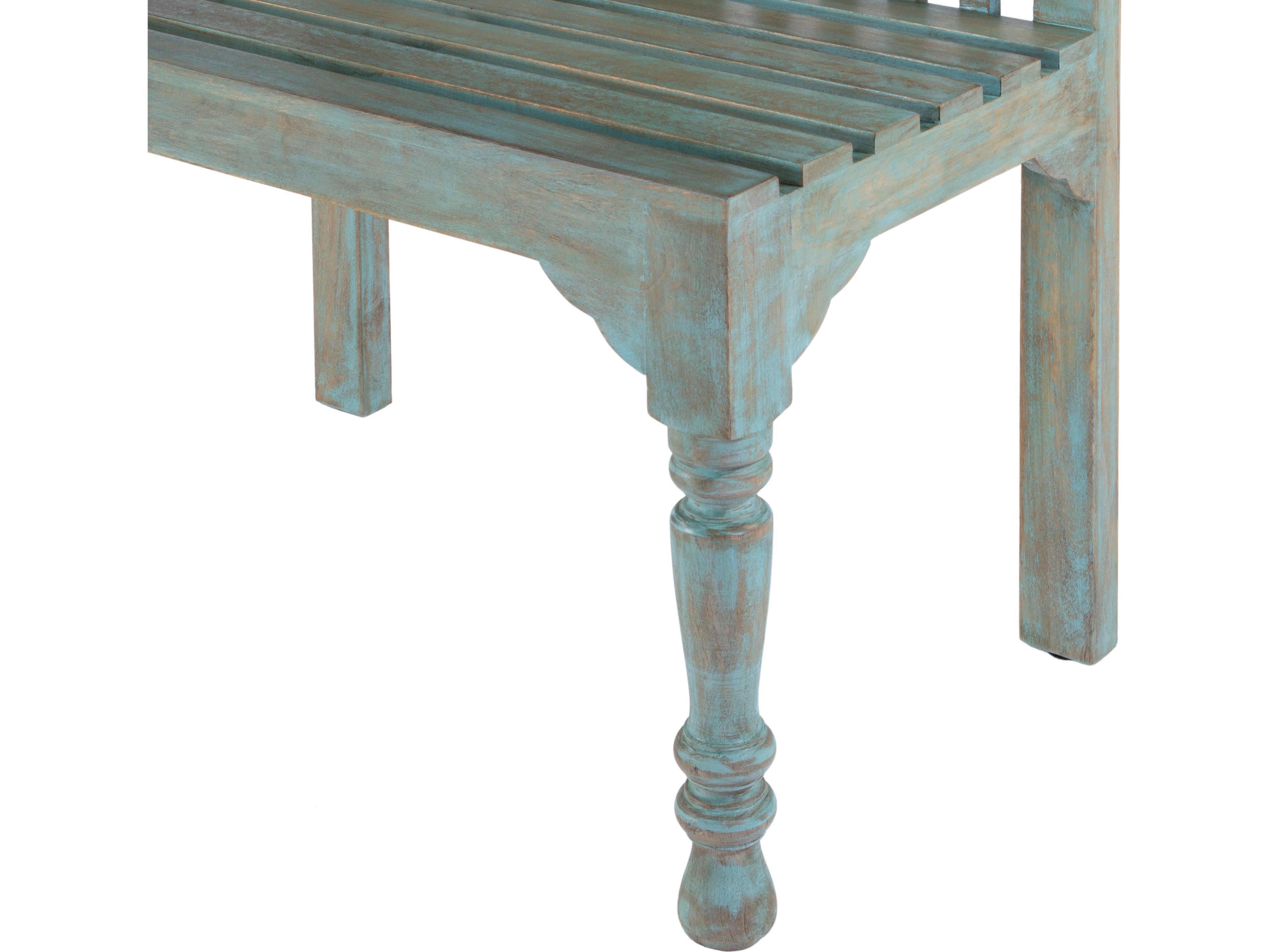 Butler Roseland Artifacts Blue Accent Bench