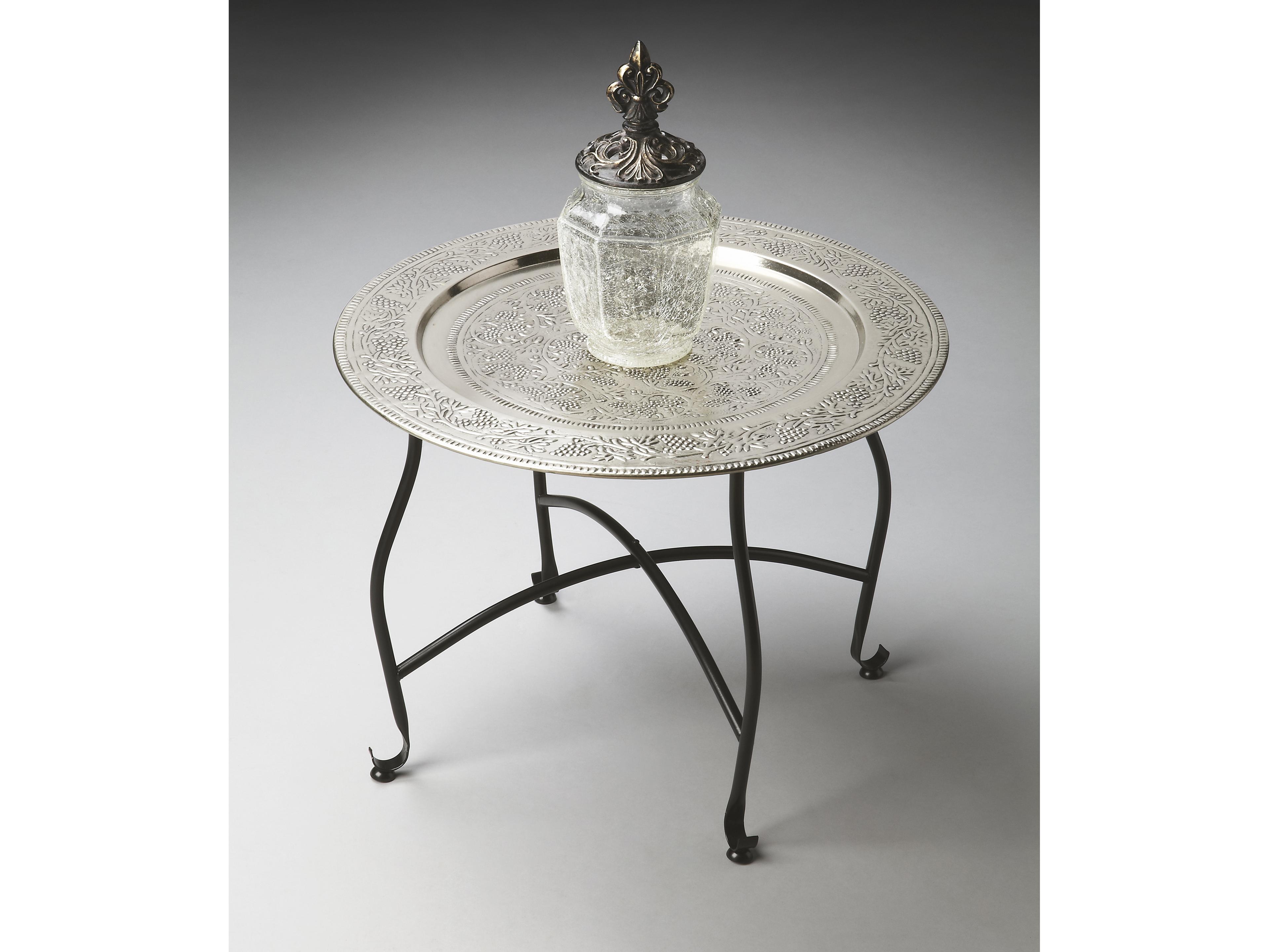 Butler Agadir Round Metalworks End Table