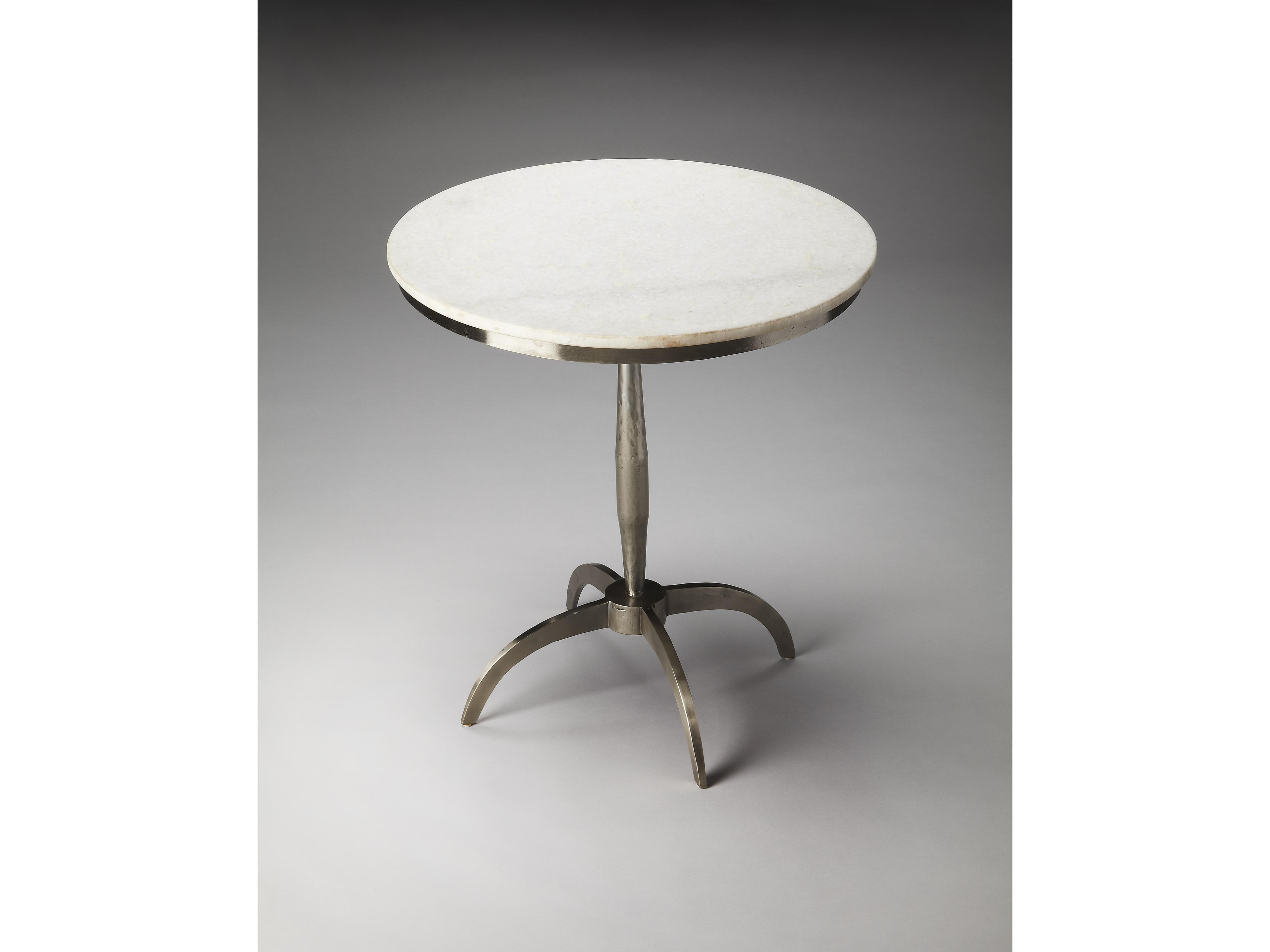 Butler Palmilla Round Marble End Table