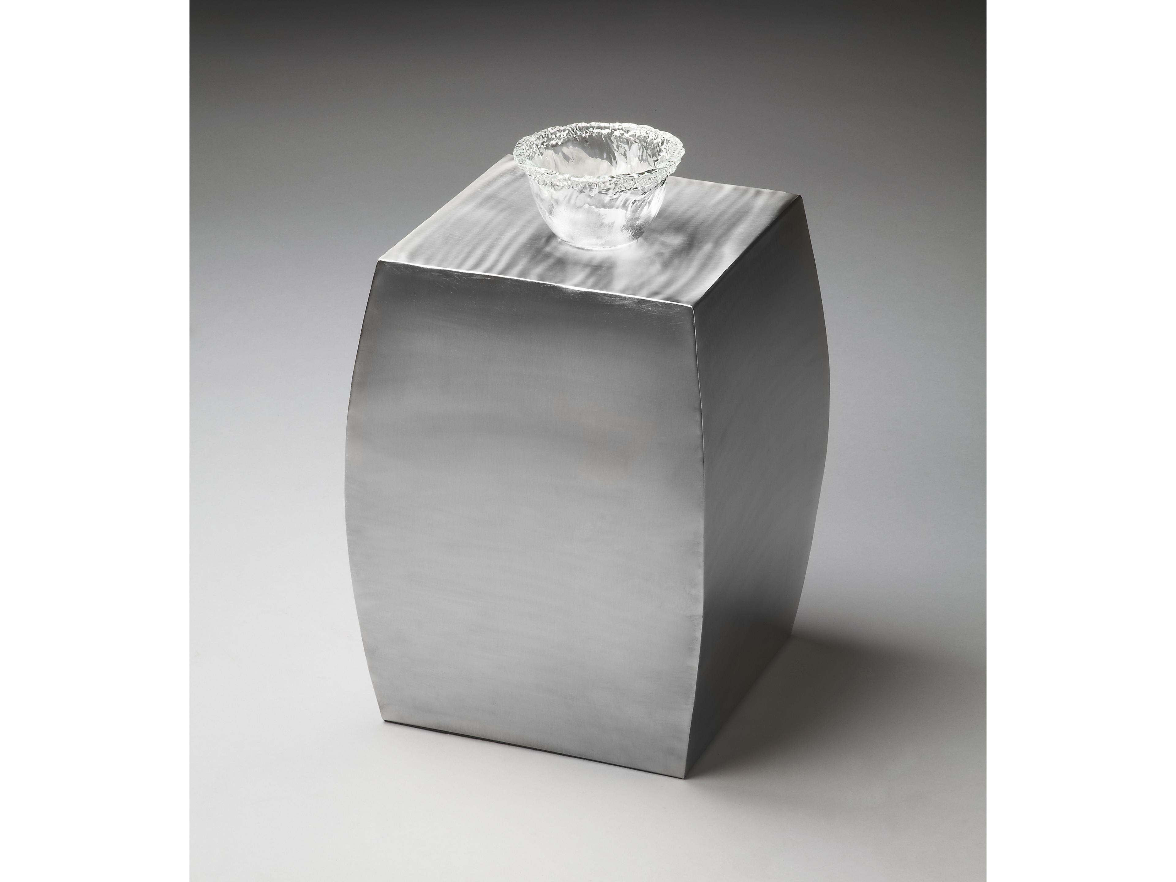 Butler Getty Square Metal Modern Expressions End Table