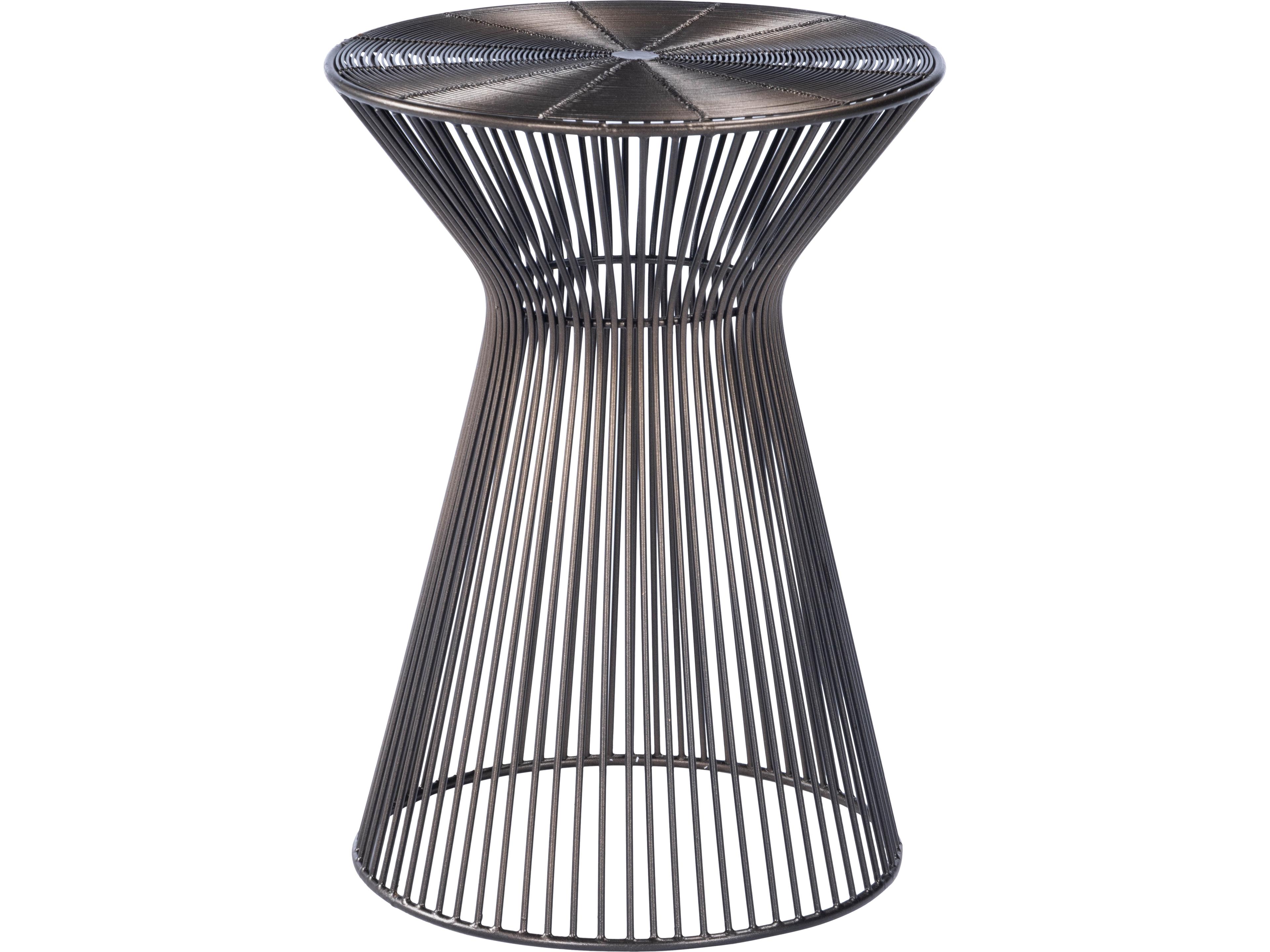 Butler Greeley Round Metalworks End Table