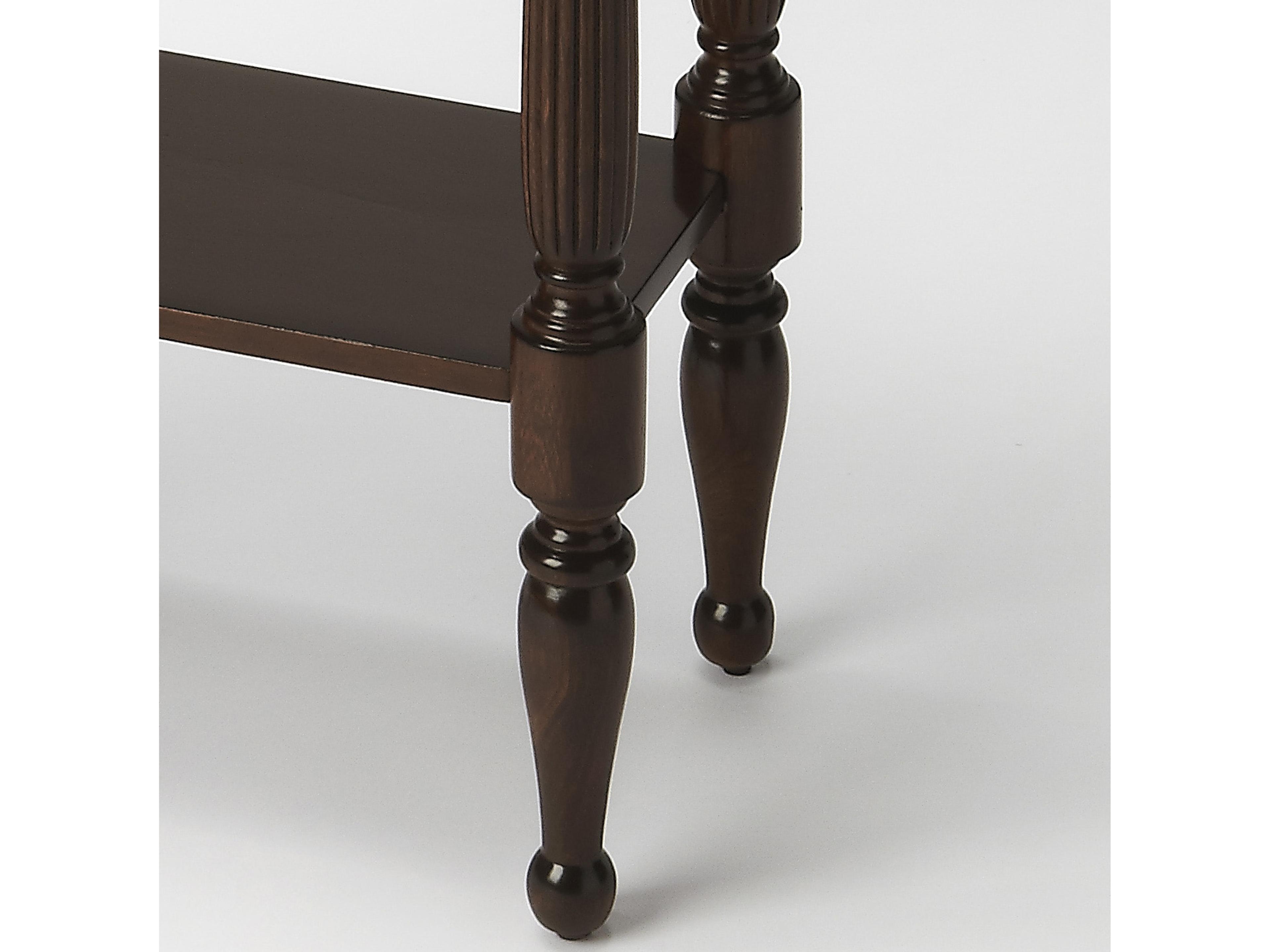 Butler Whitney Rectangular Wood Cherry Console Table