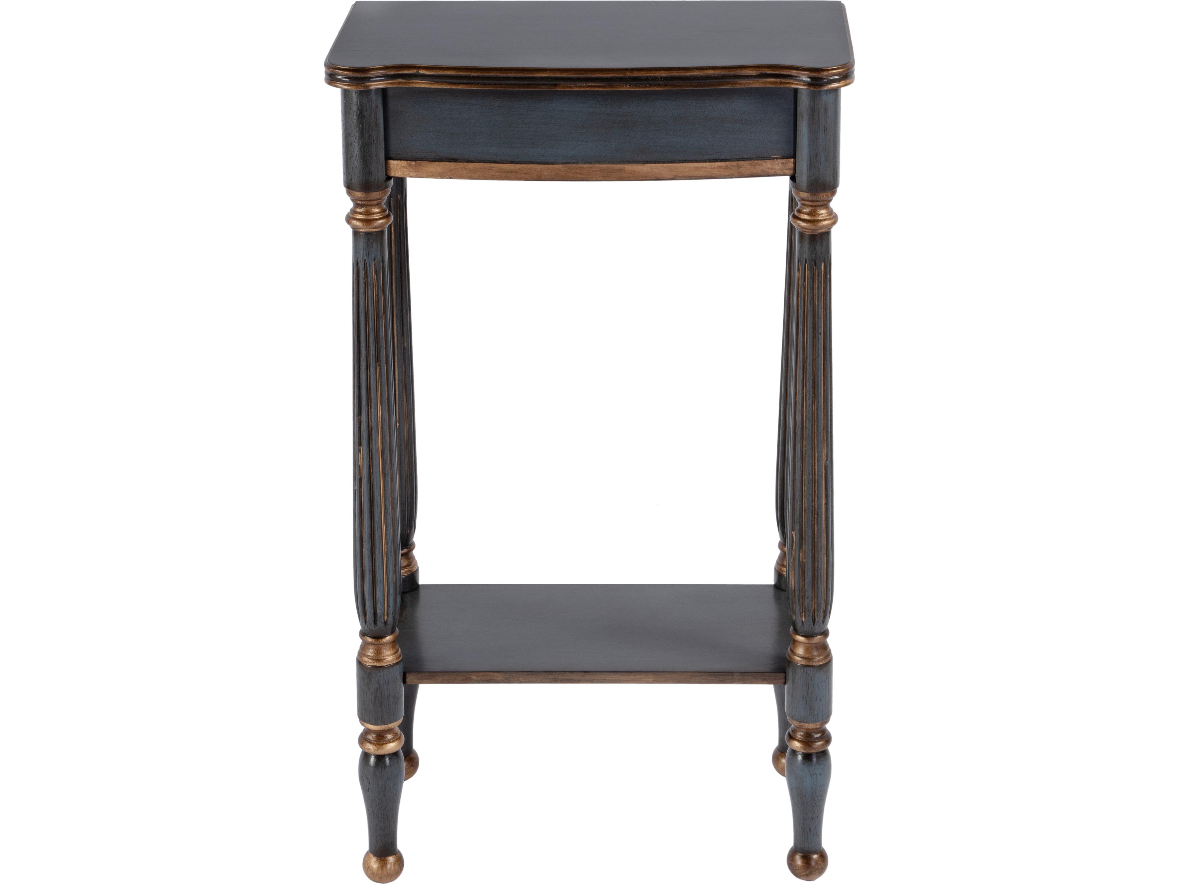 Butler Whitney Rectangular Wood Royal Pastel Blue Console Table