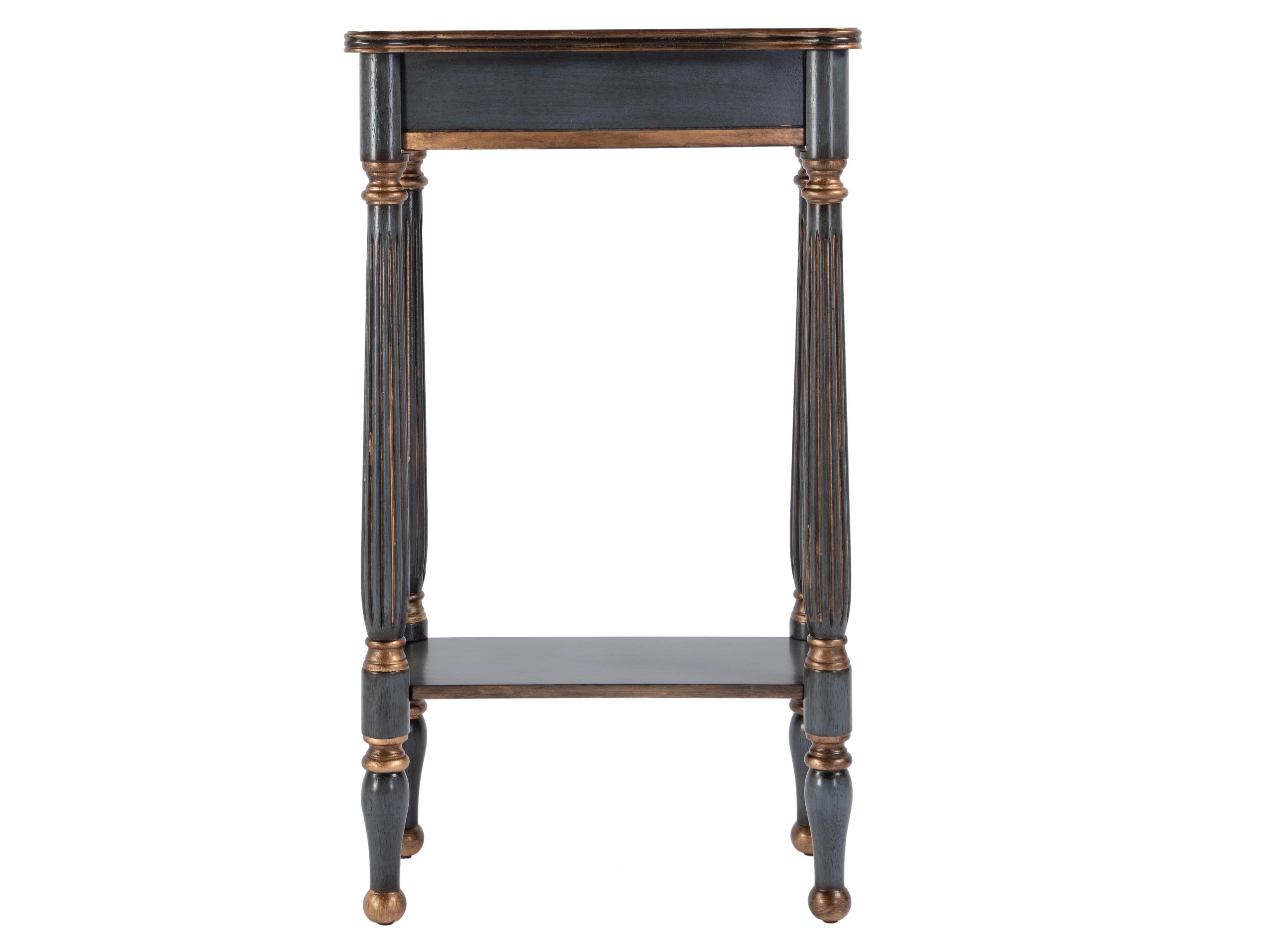 Butler Whitney Rectangular Wood Royal Pastel Blue Console Table