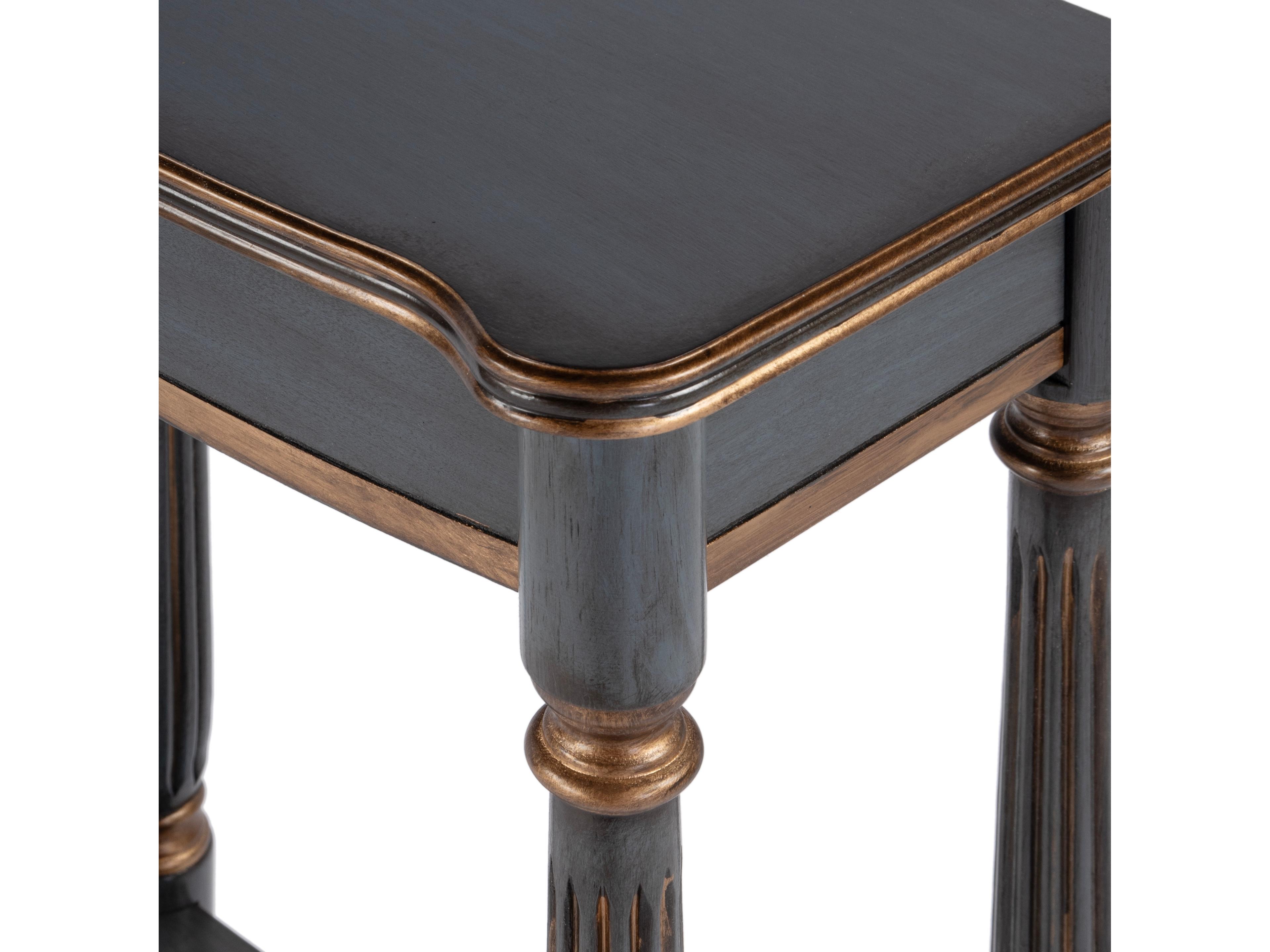 Butler Whitney Rectangular Wood Royal Pastel Blue Console Table