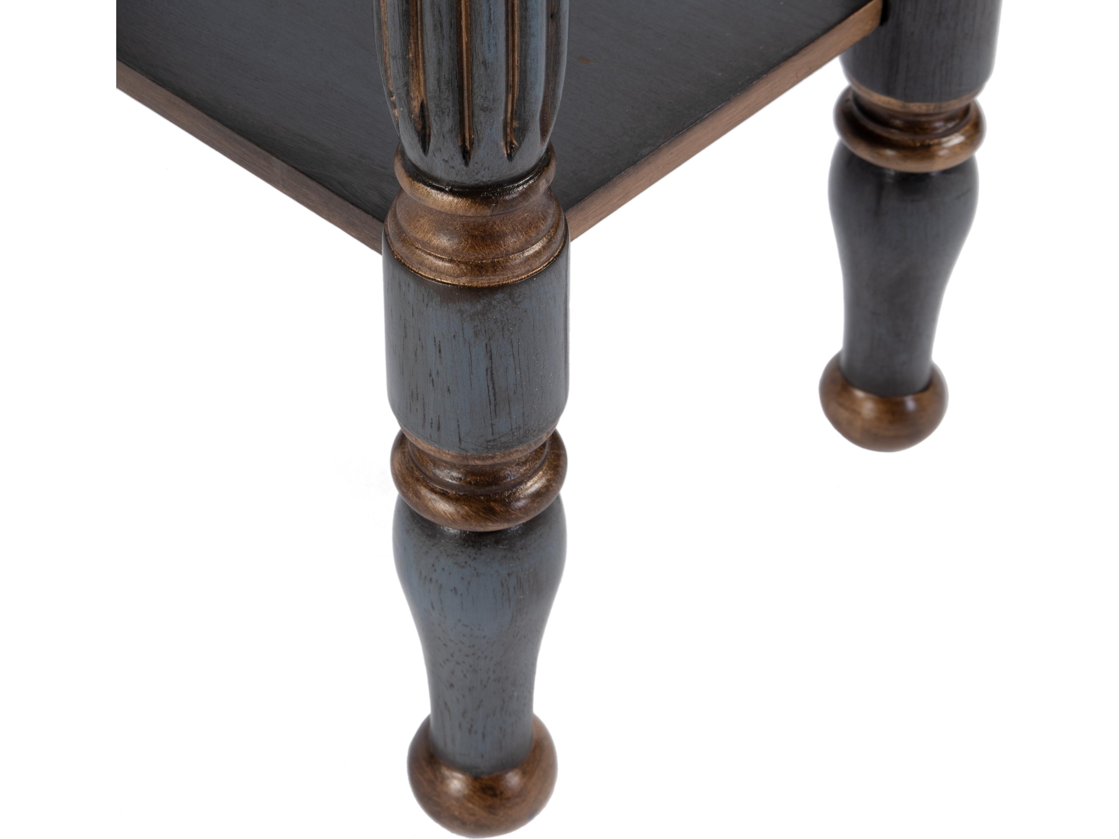 Butler Whitney Rectangular Wood Royal Pastel Blue Console Table