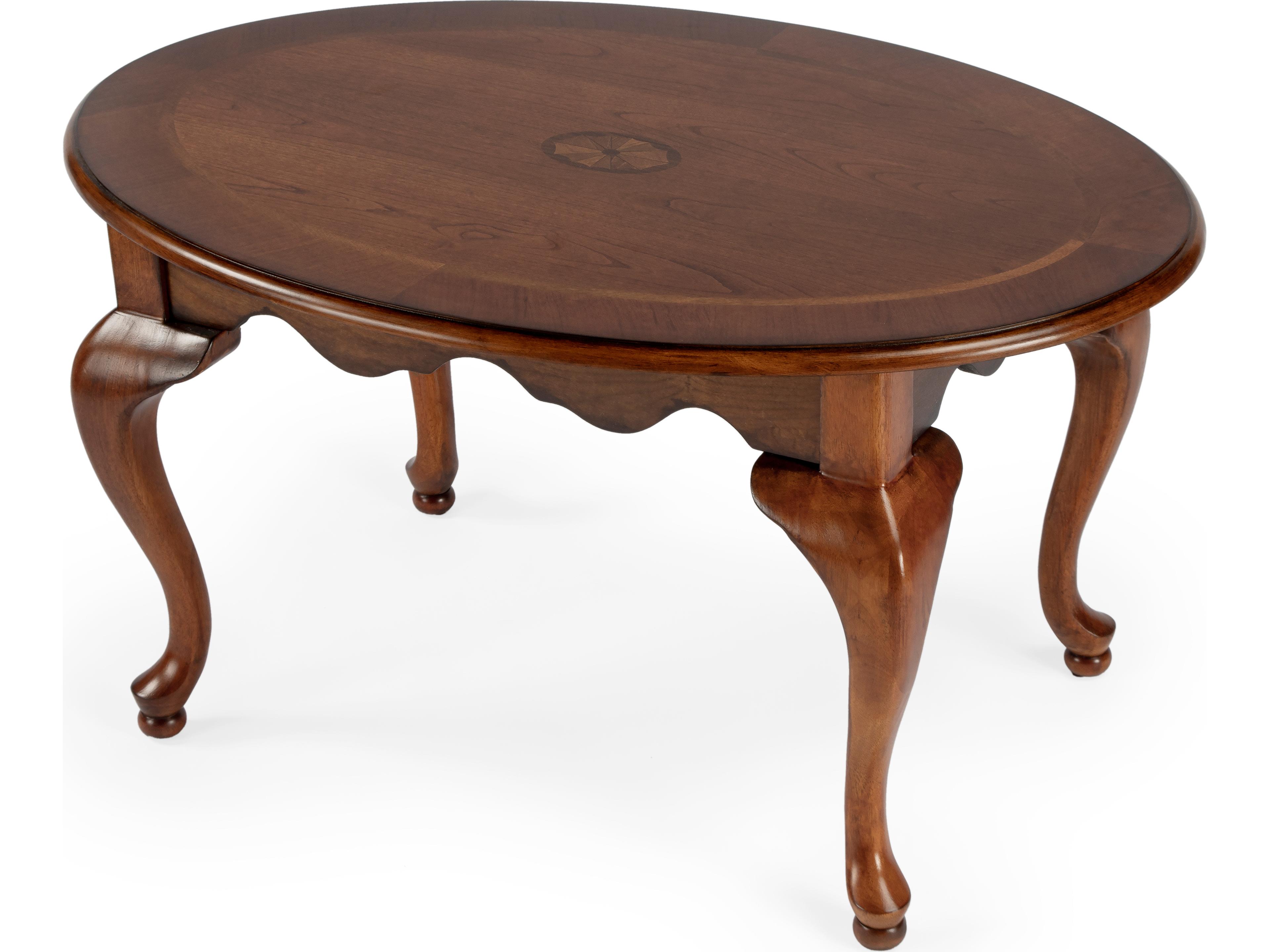 Grace Oval Wood Olive Ash Coffee Table