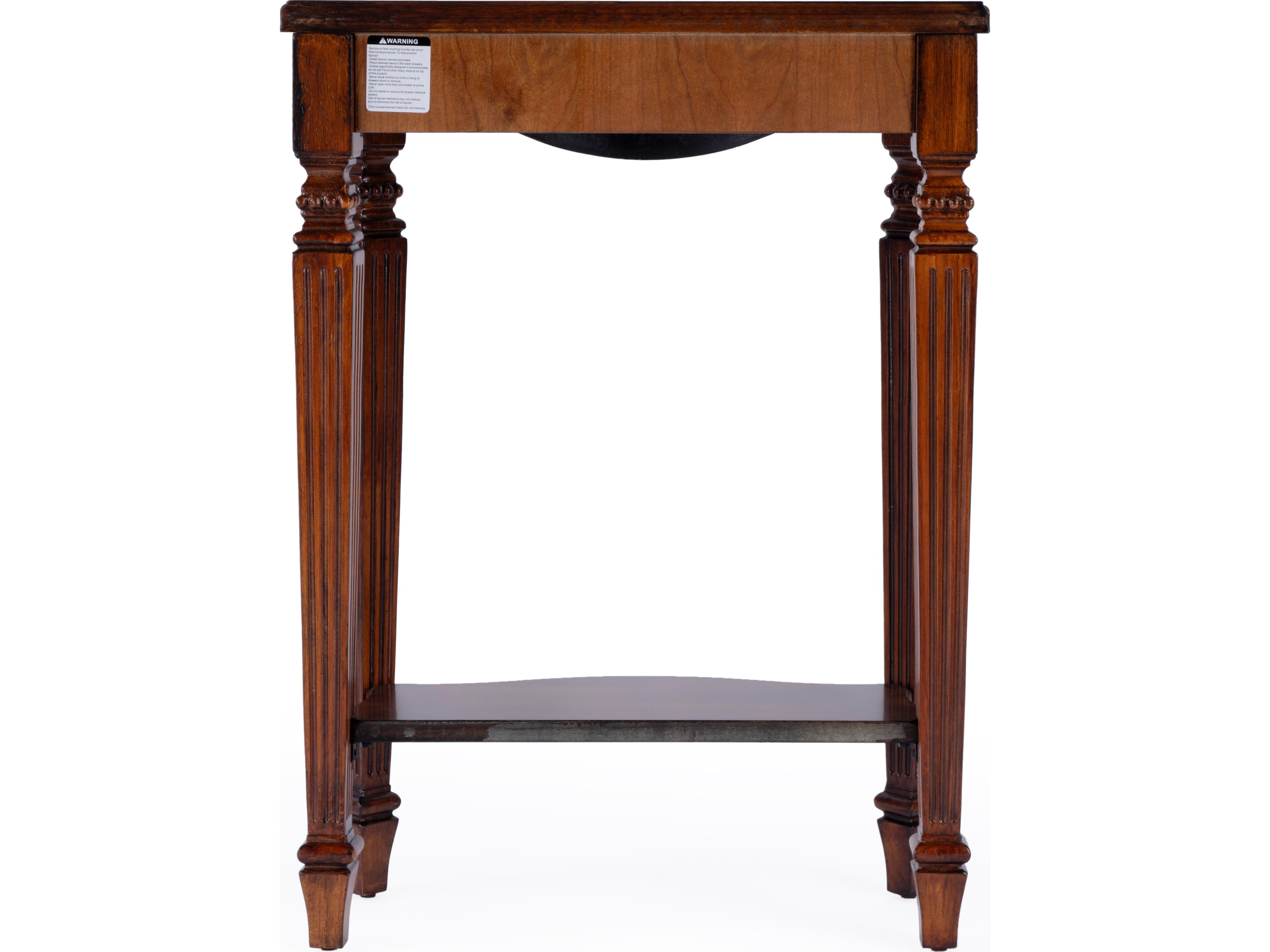 Butler Cheshire Rectangular Wood Antique Cherry Console Table