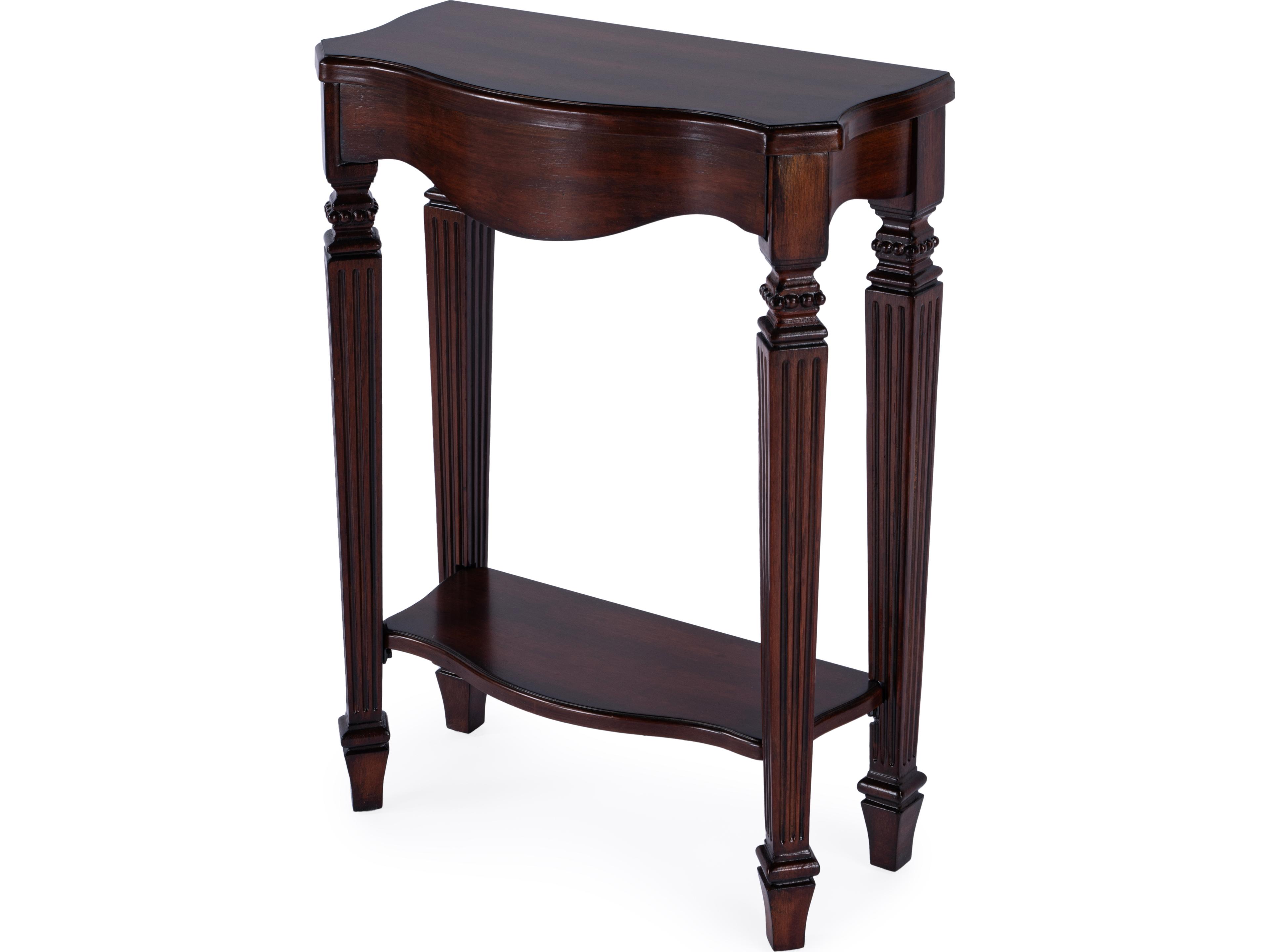 Cheshire Rectangular Wood Cherry Console Table