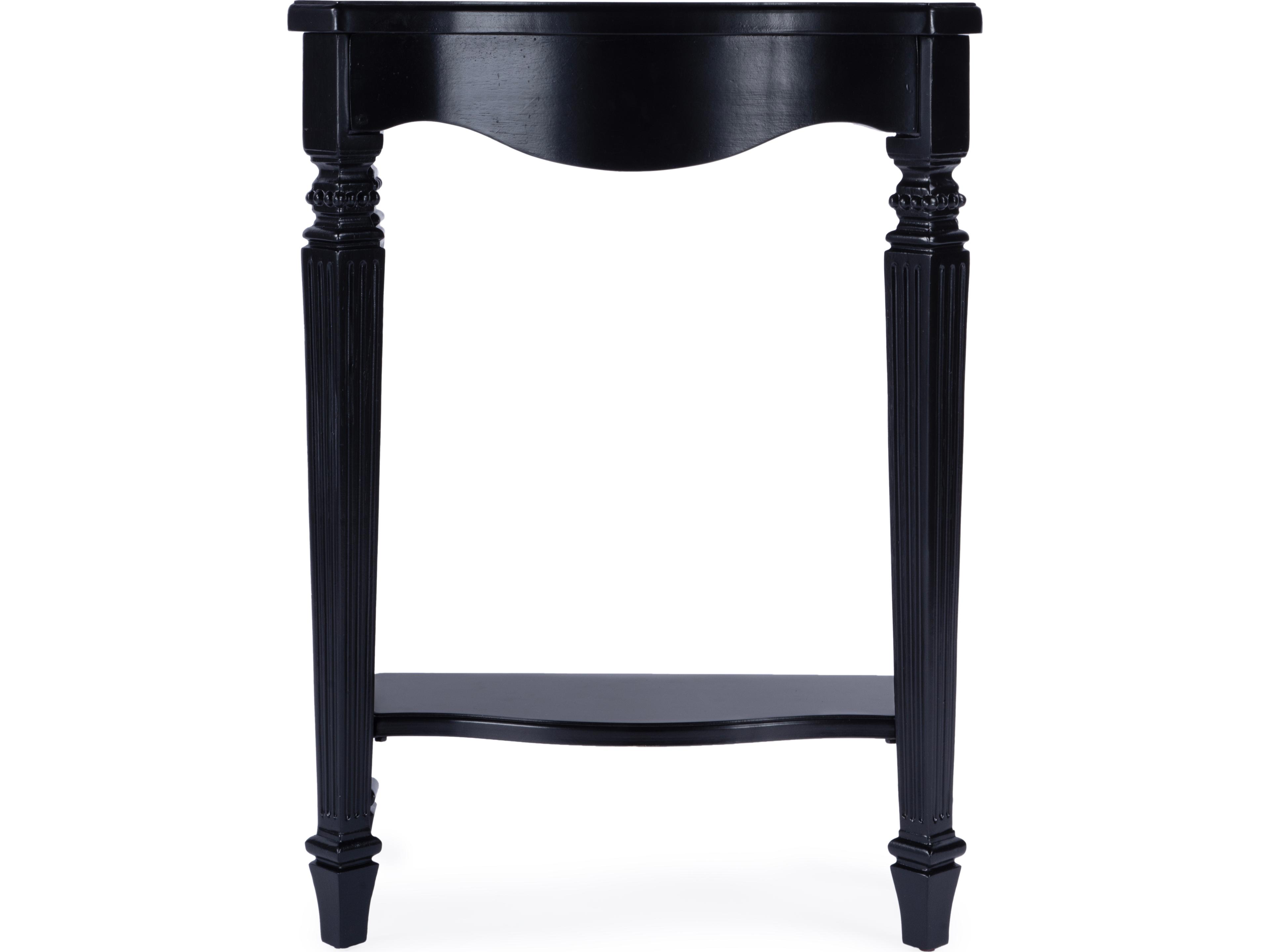 Butler Cheshire Rectangular Wood Black Licorice Console Table