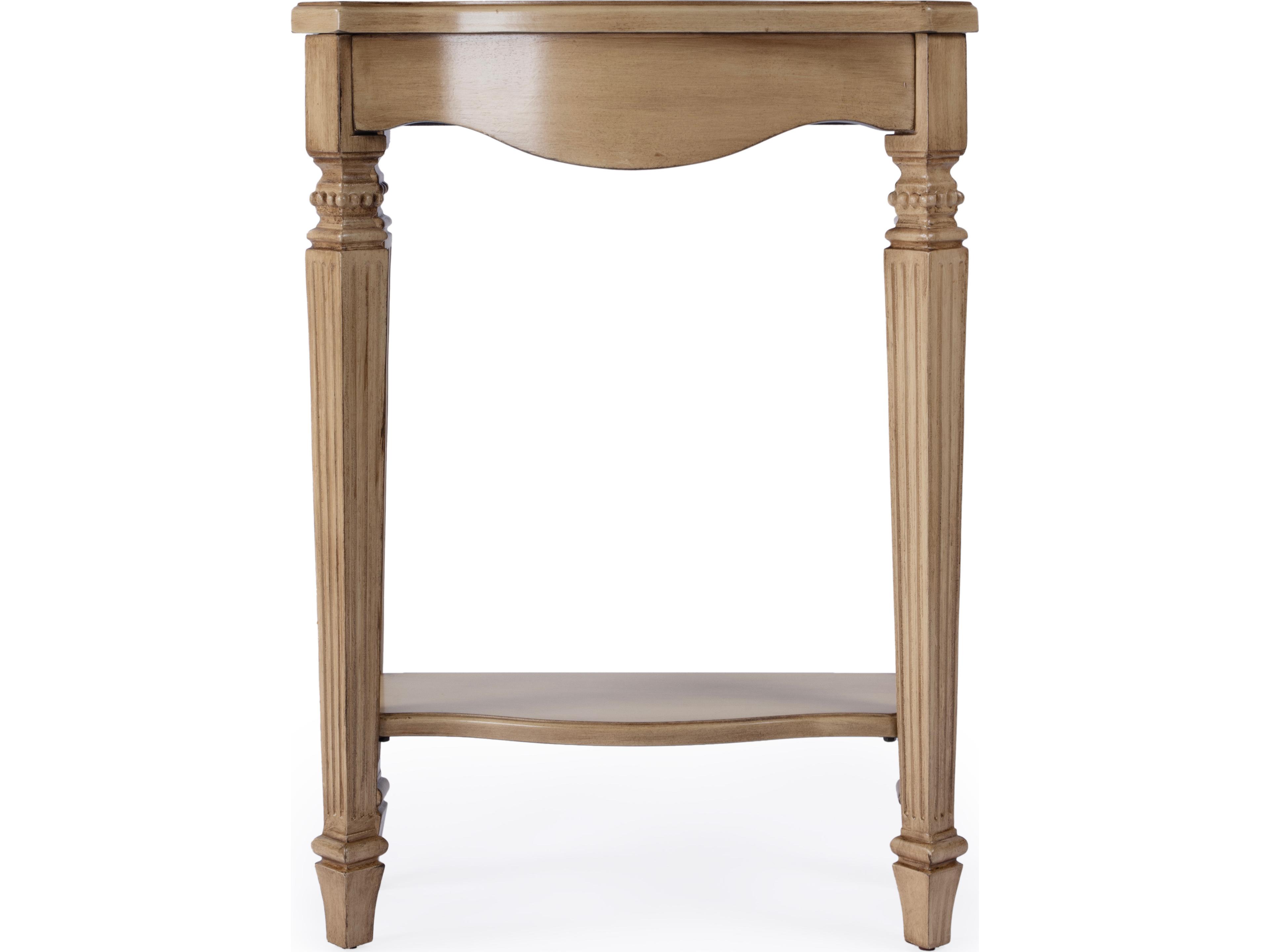 Butler Cheshire Rectangular Wood Antique Beige Console Table