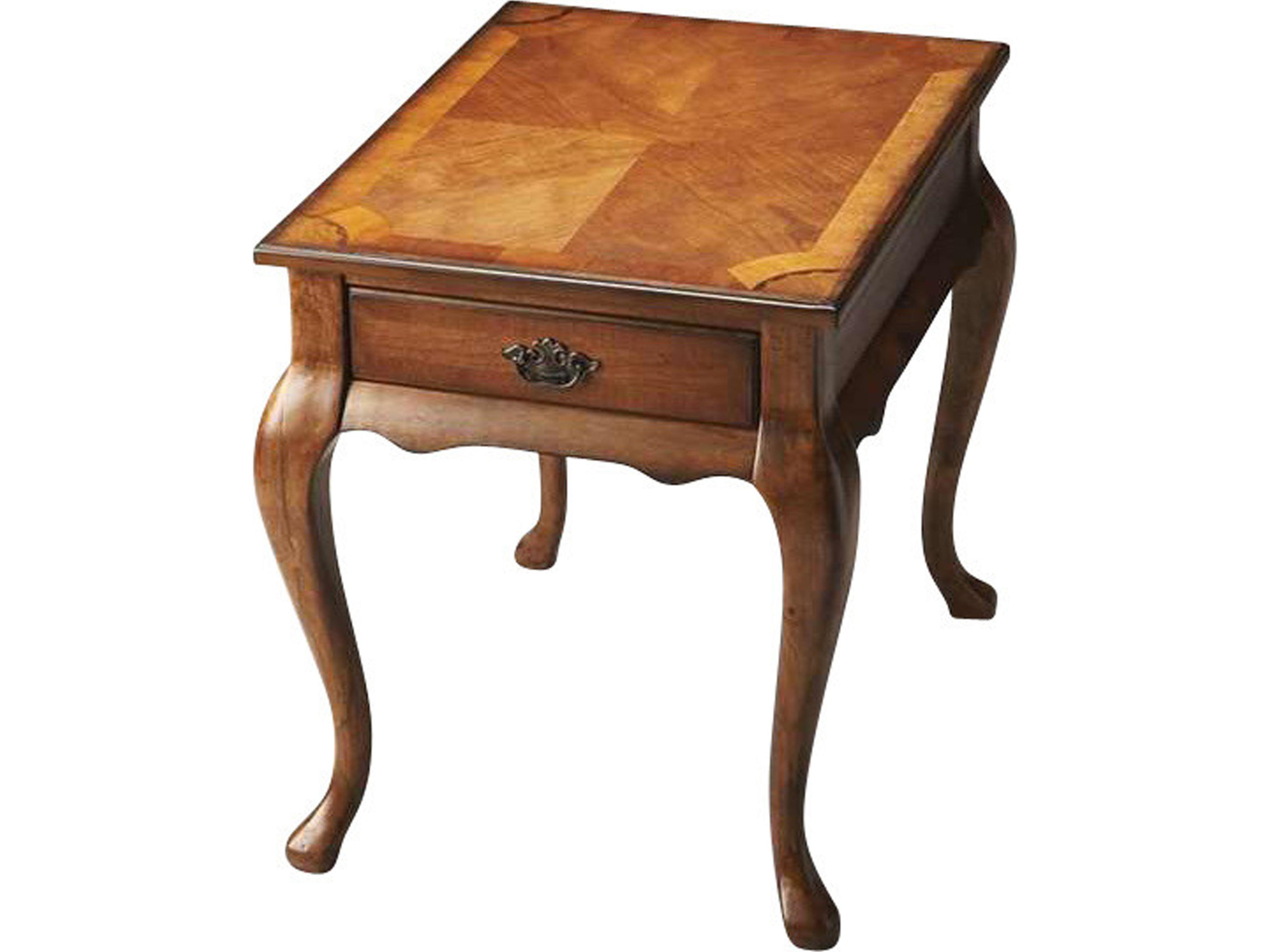 Grace Rectangular Wood Olive Ash End Table
