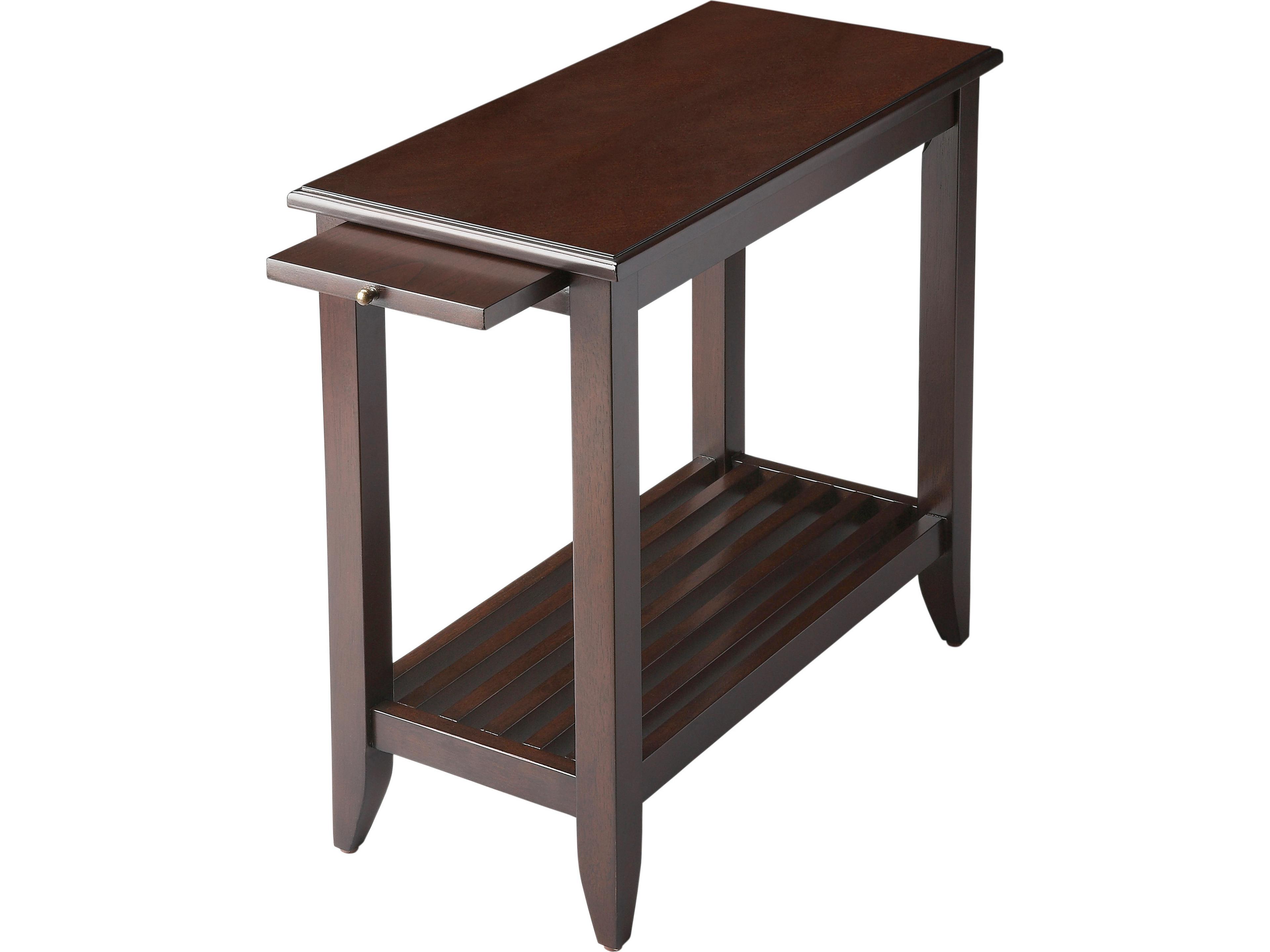 Butler Irvine Rectangular Wood Merlot End Table