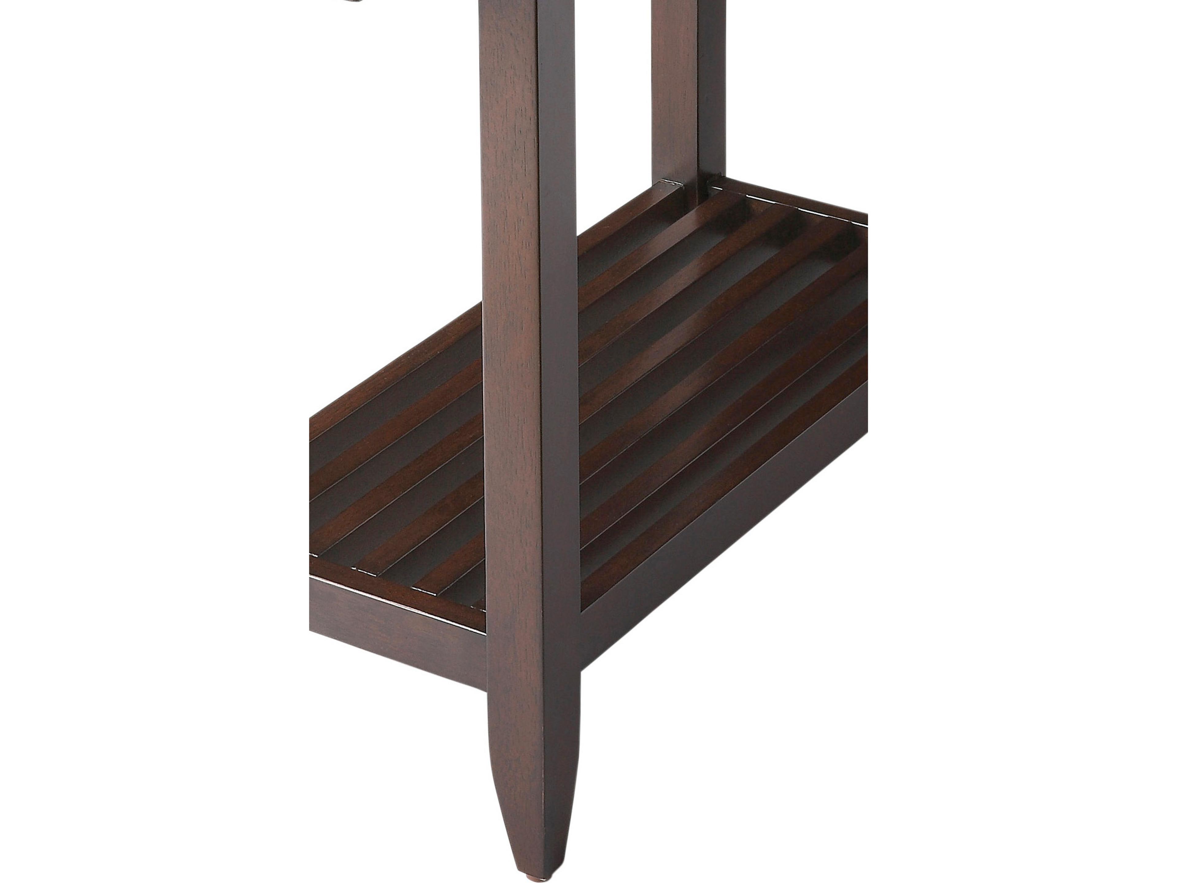 Butler Irvine Rectangular Wood Merlot End Table