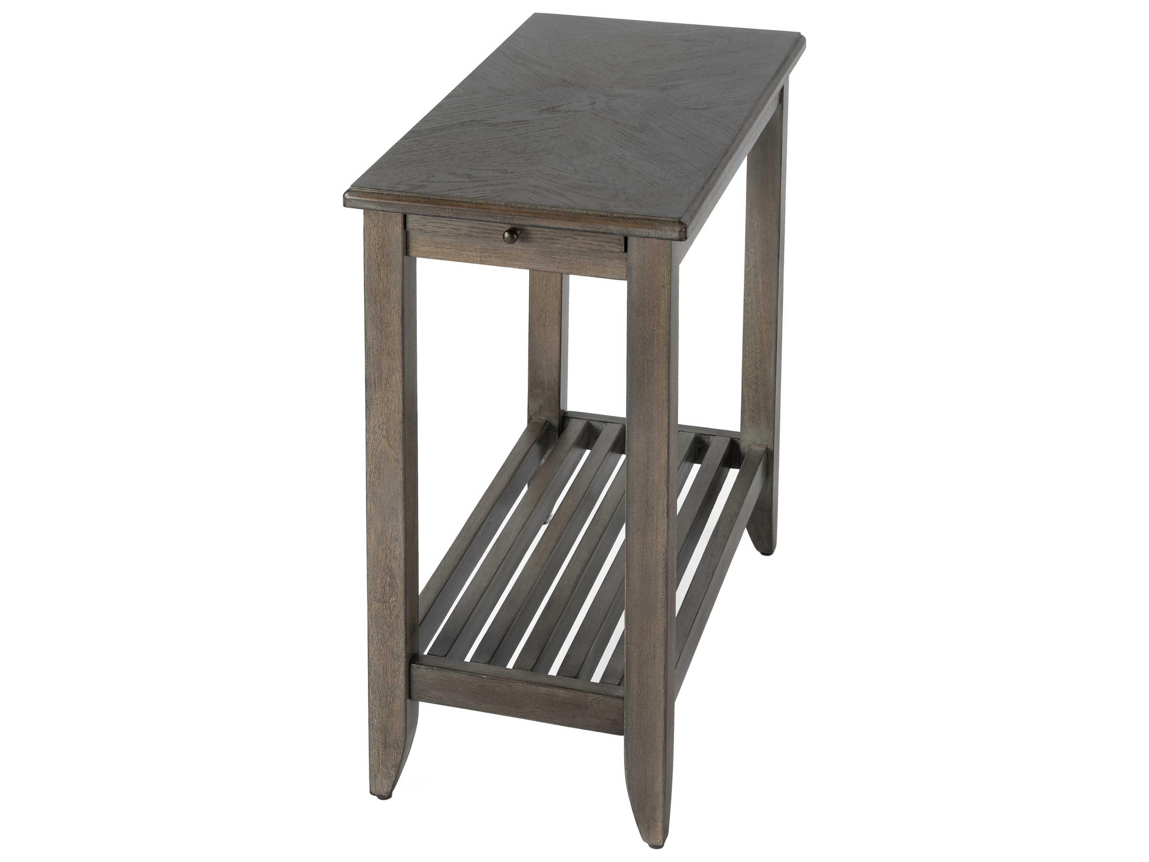 Irvine Rectangular Wood Dusty Trail End Table