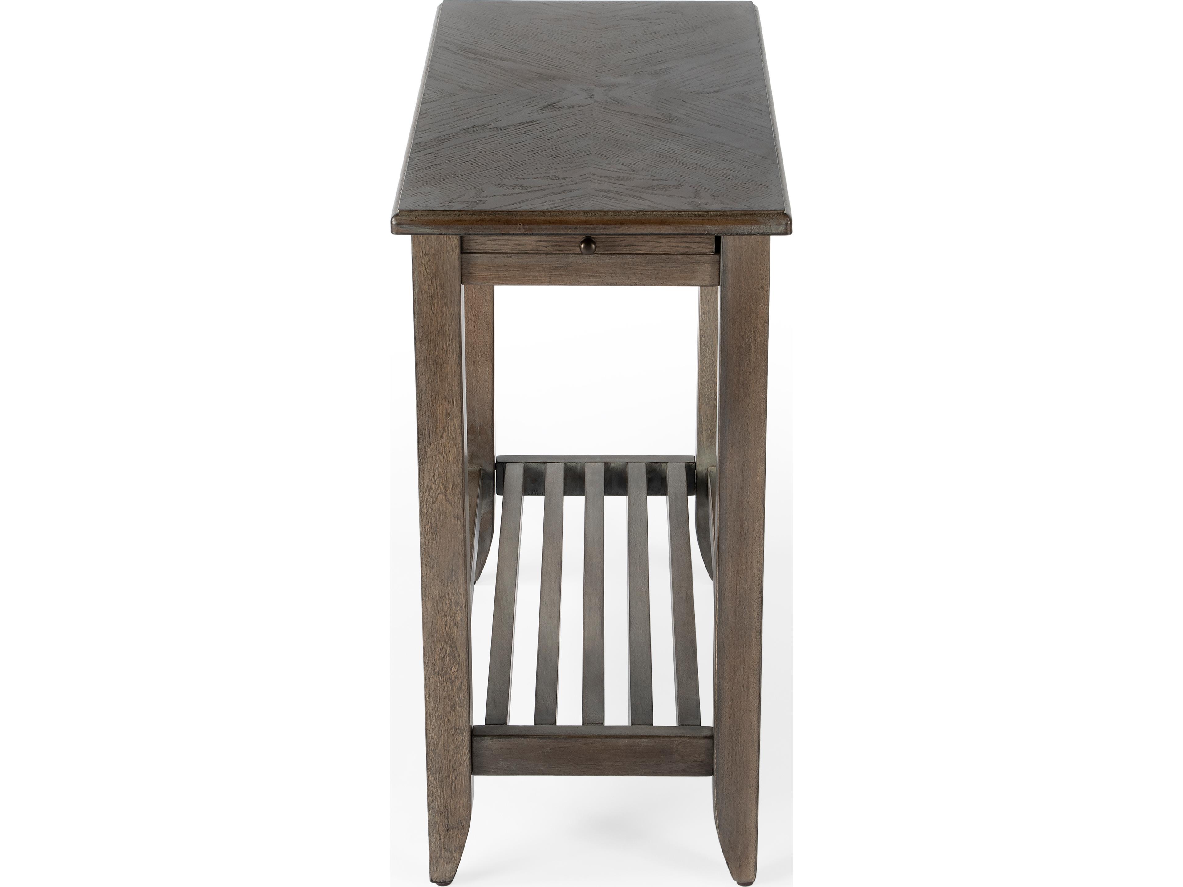 Butler Irvine Rectangular Wood Dusty Trail End Table