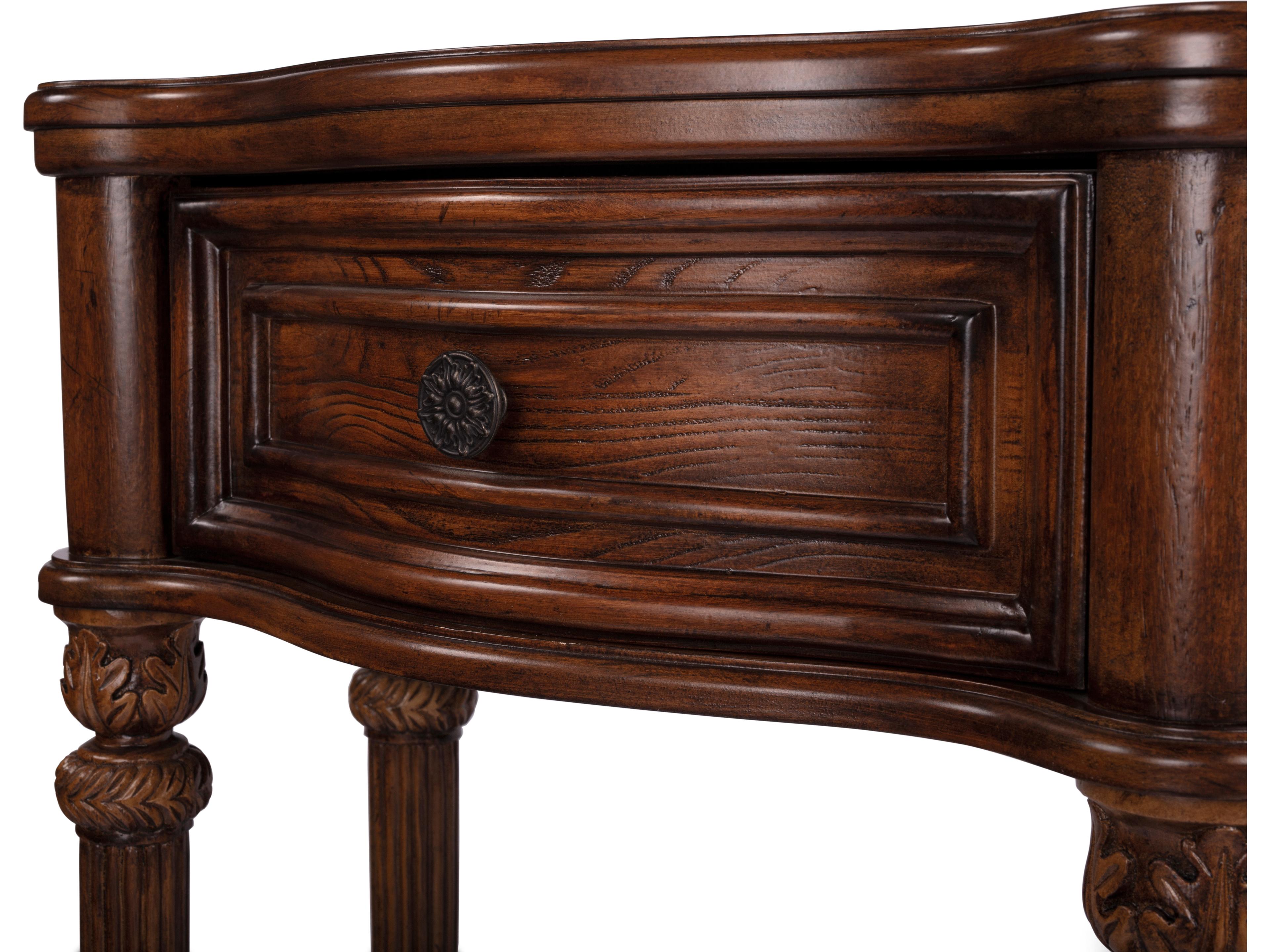 Butler Peyton Rectangular Wood Vintage Oak Console Table