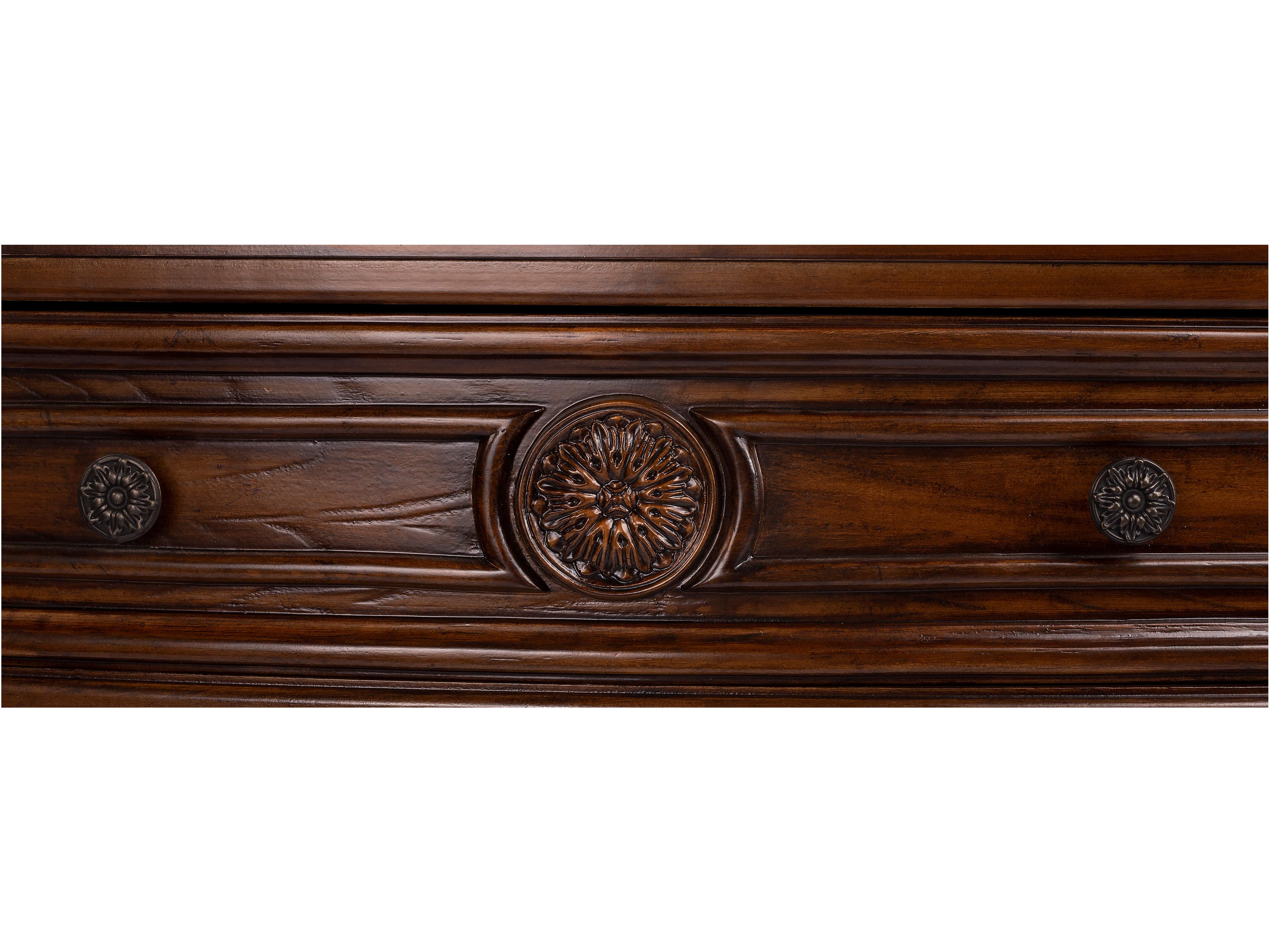 Butler Peyton Rectangular Wood Vintage Oak Console Table