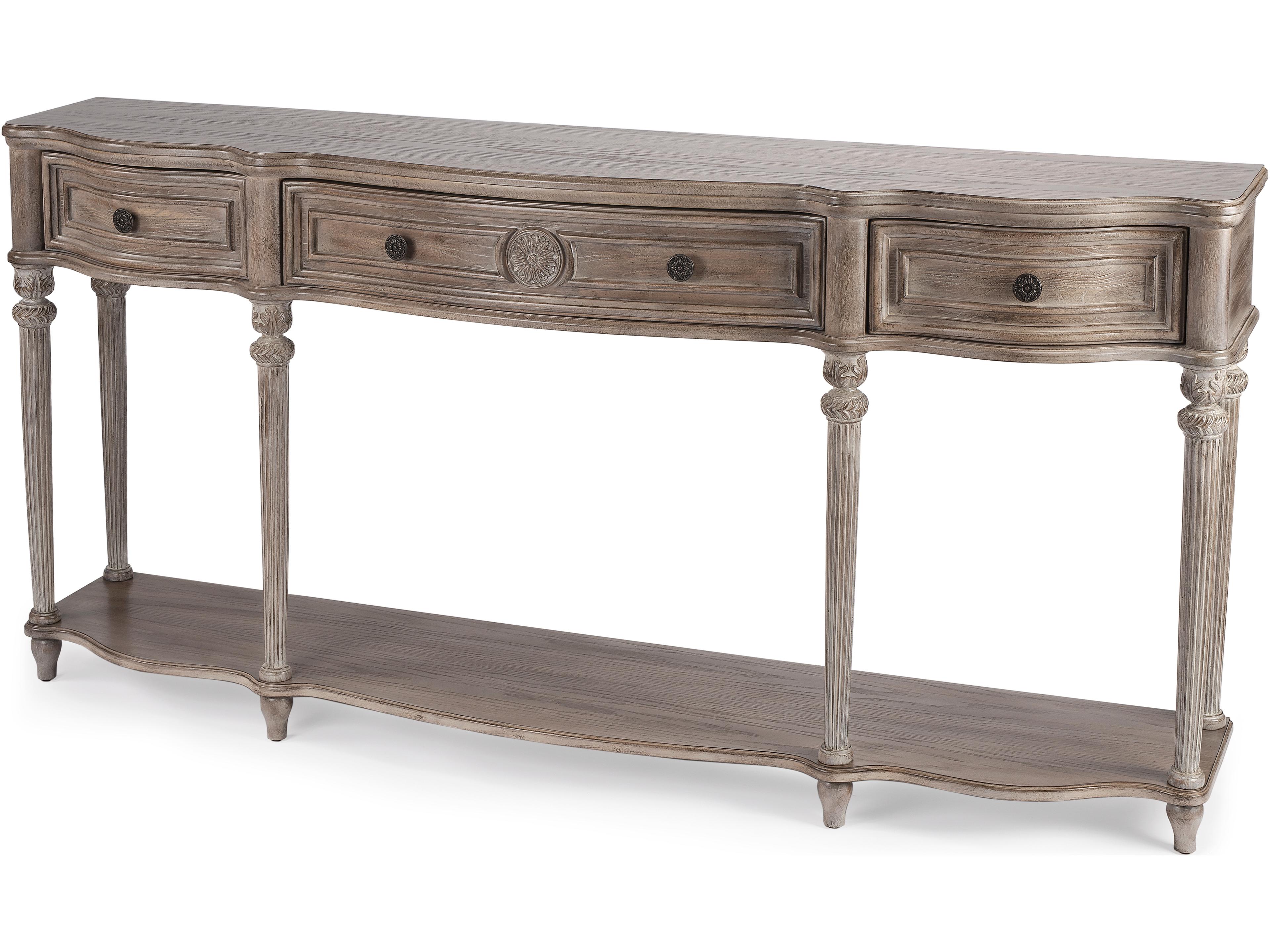 Peyton Rectangular Driftwood Console Table