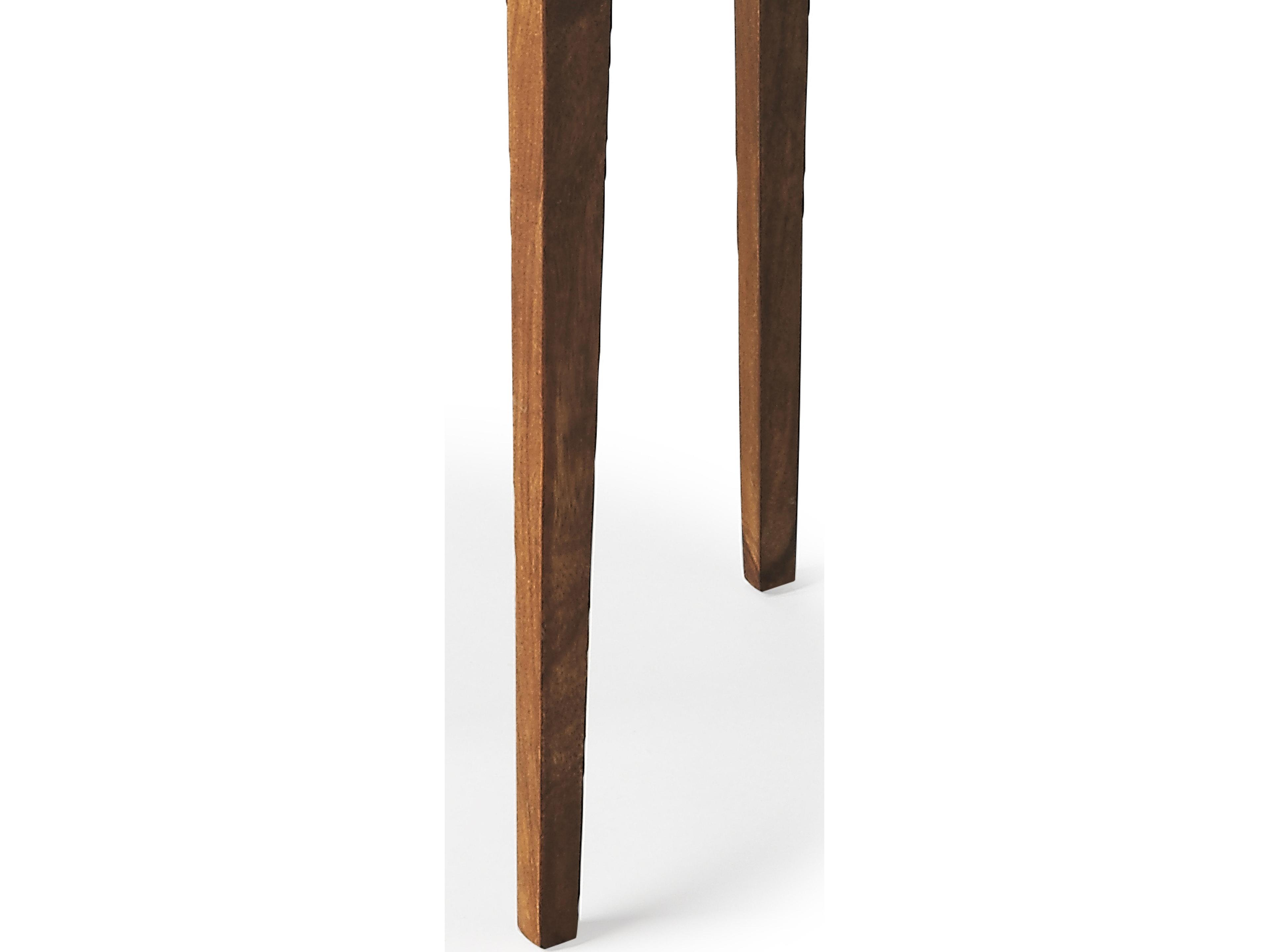 Butler Cagney Round Wood Brown End Table